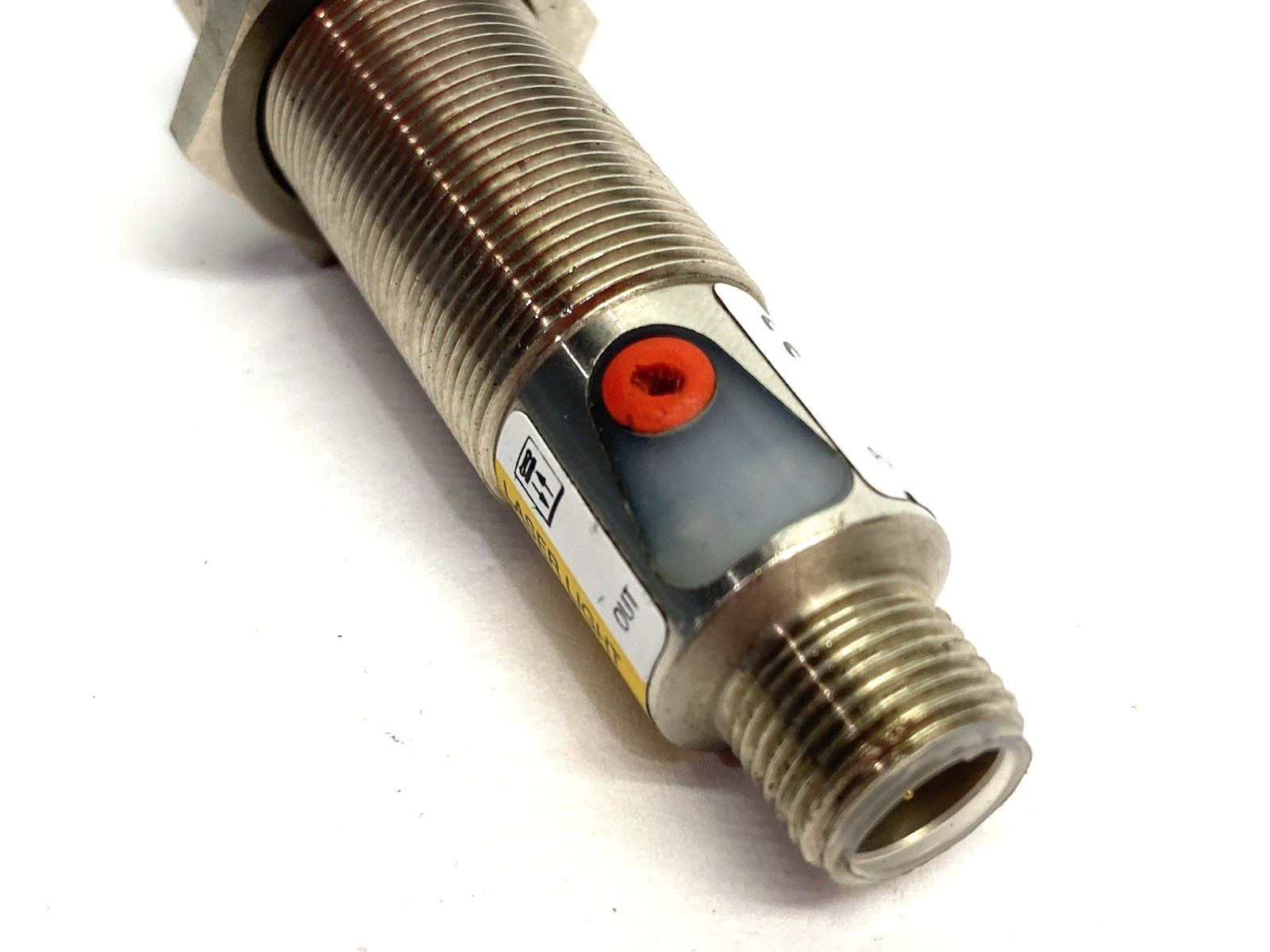 BOS002K | Balluff Cylindrical Diffuse Sensor, M18 Threaded, BOS 18M-PSV-LH22-S4 - Used - Maverick Industrial Sales