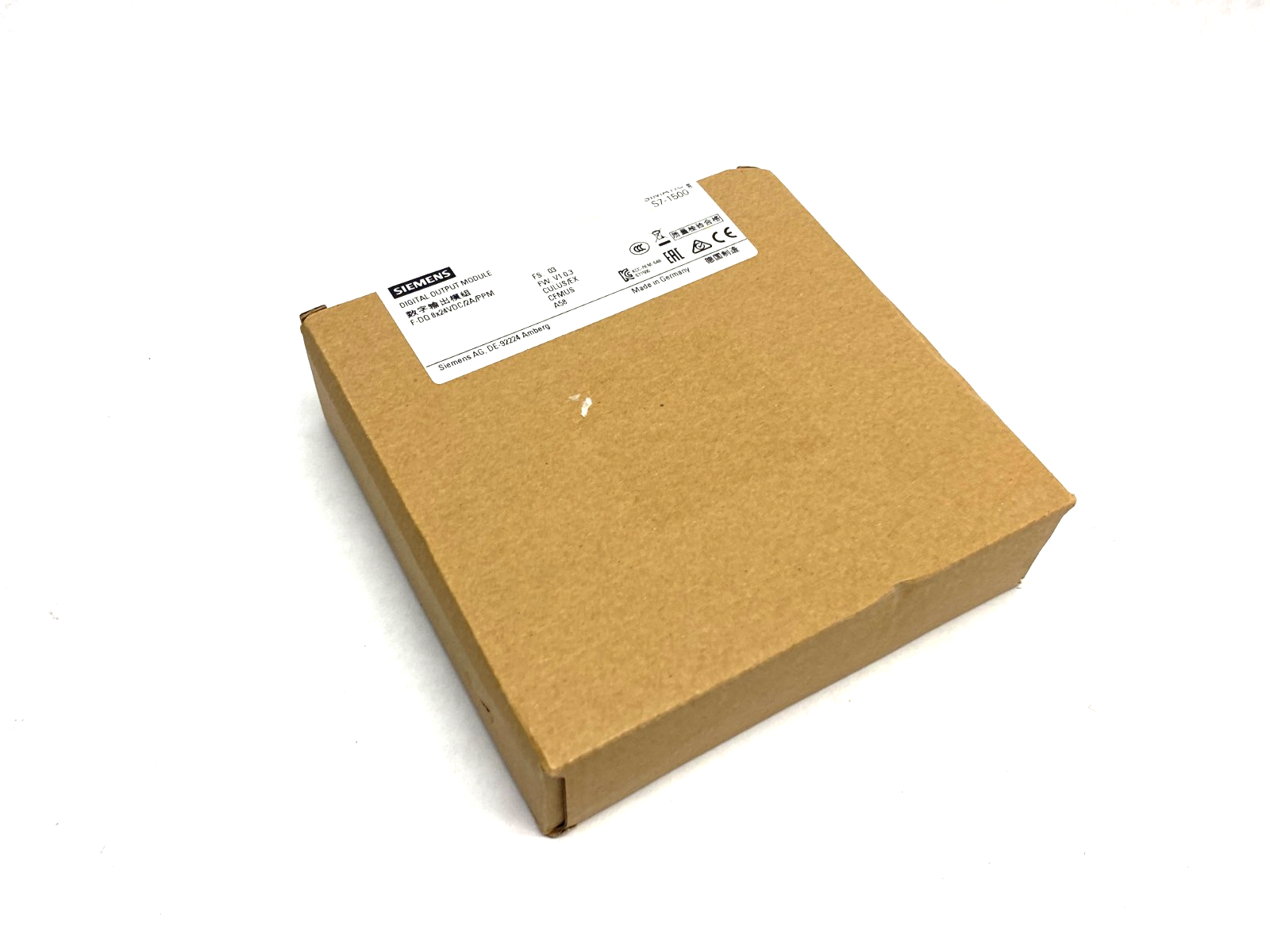 Siemens 6ES7 526-2BF00-0AB0 SIMATIC S7-1500 Digital Input Module F-DQ 8x24VDC - Maverick Industrial Sales