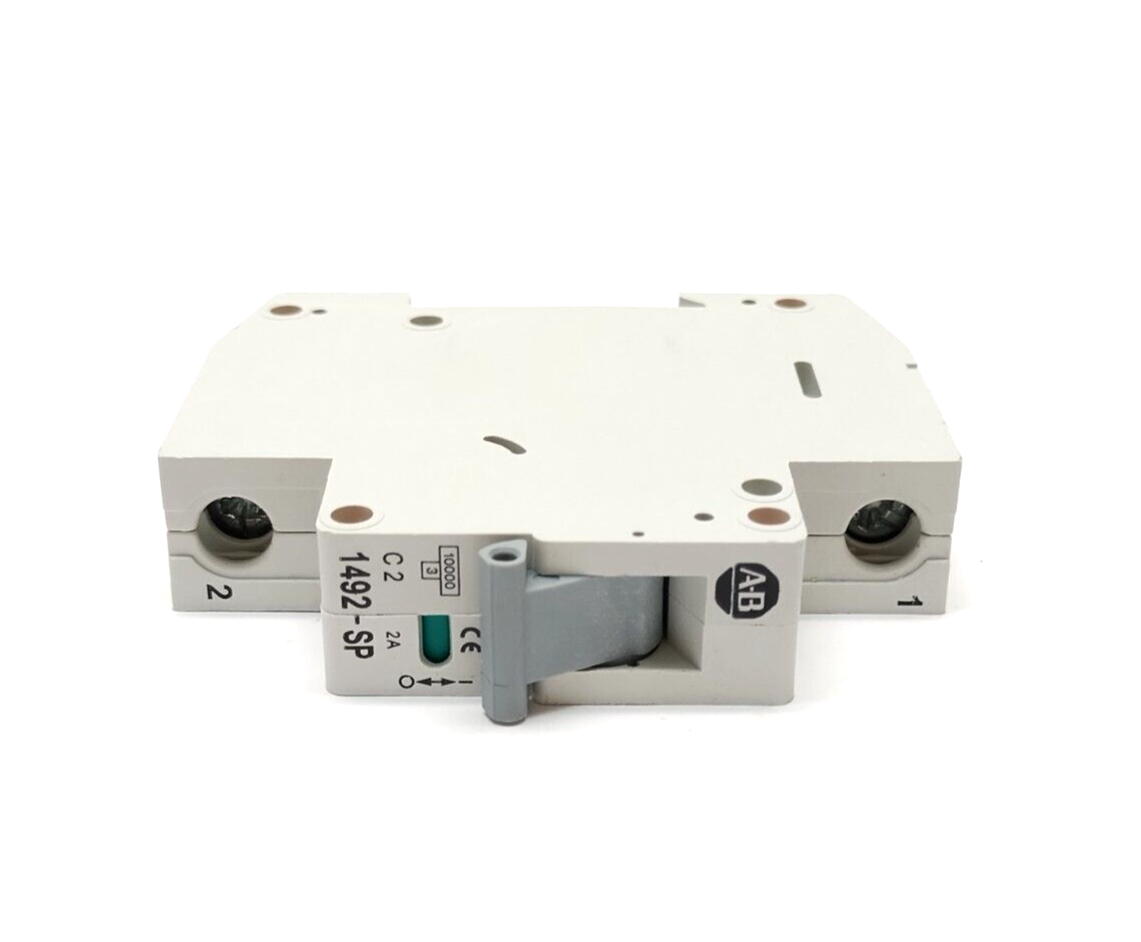 Allen Bradley 1492-SP1C020 Ser C Miniature Circuit Breaker 1P 2A 277VAC LOT OF 2 - Maverick Industrial Sales