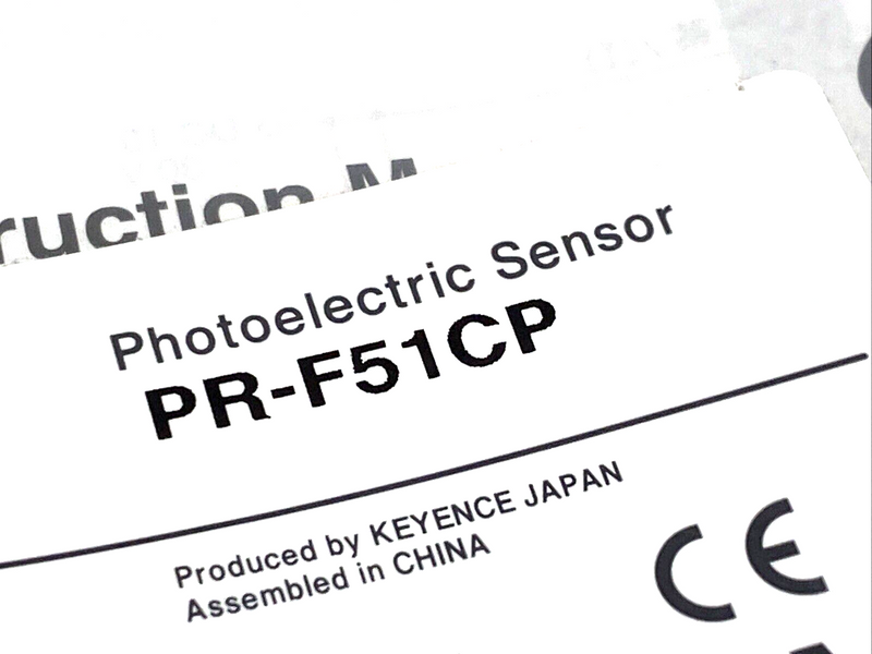 Keyence PR-F51CP Miniature Photoelectric Sensor, Transmitter & Receiver, 0.6m - Maverick Industrial Sales