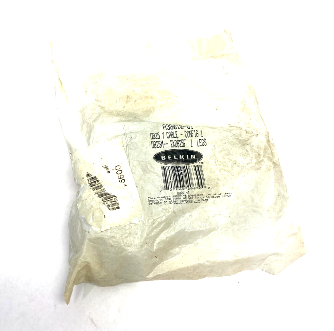 Belkin A3G010-01 Splitting Y Cable Assembly DB25M to 2x DB25F - Maverick Industrial Sales