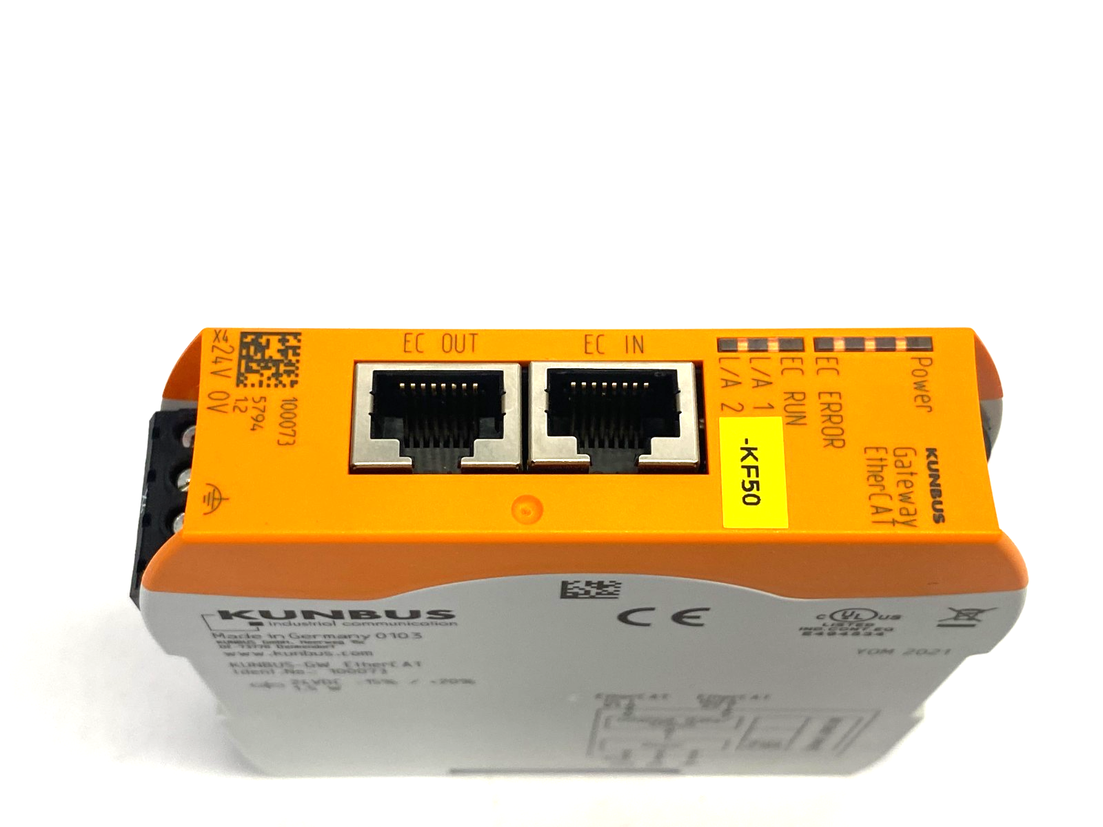 Kunbus 100073 SERCOS III EtherCAT Gateway Slave Module KUNBUS-GW - Maverick Industrial Sales