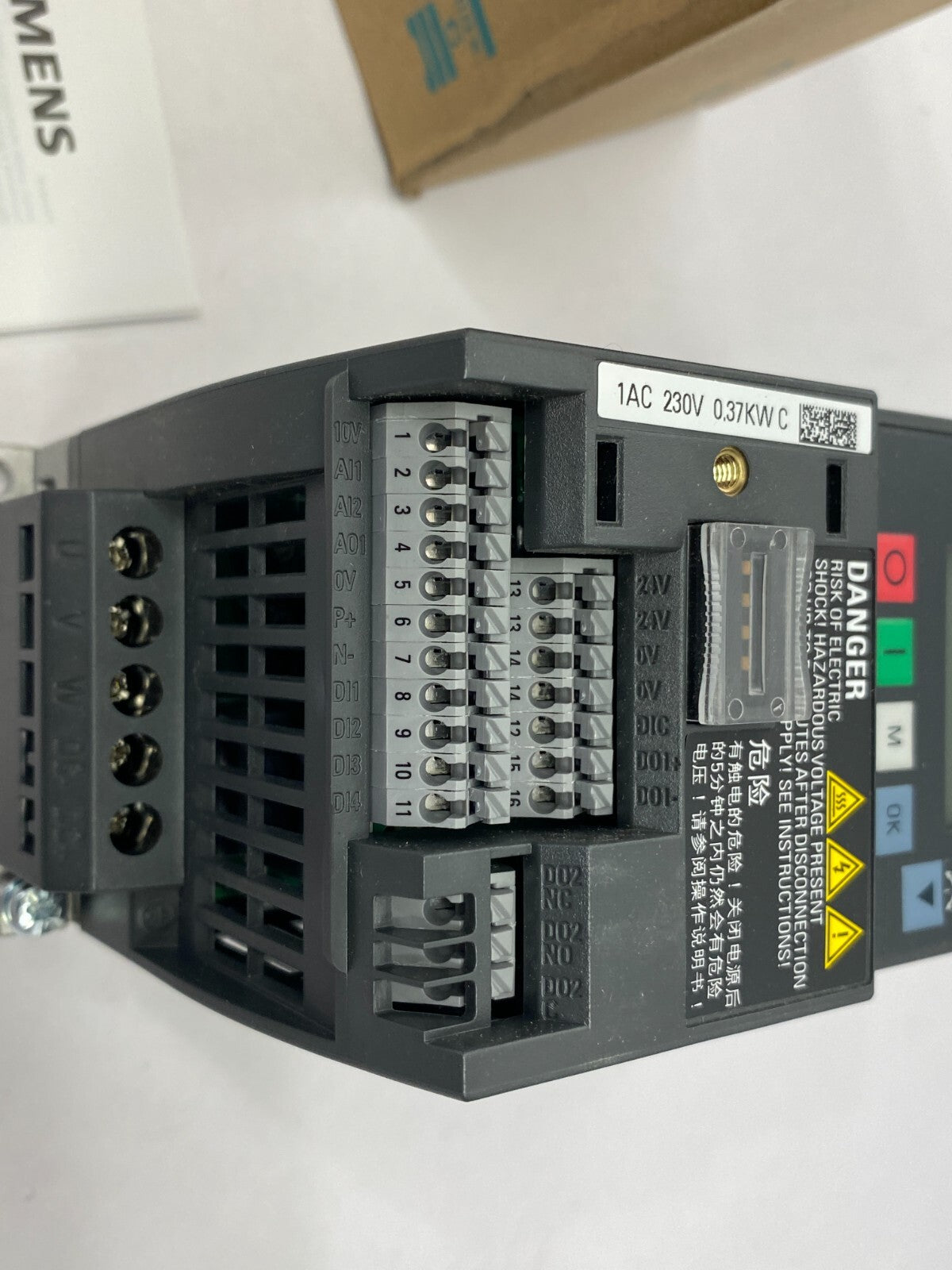Siemens 6SL3210-5BB13-7BV1 SINAMICS V20 Converter Drive - Maverick Industrial Sales