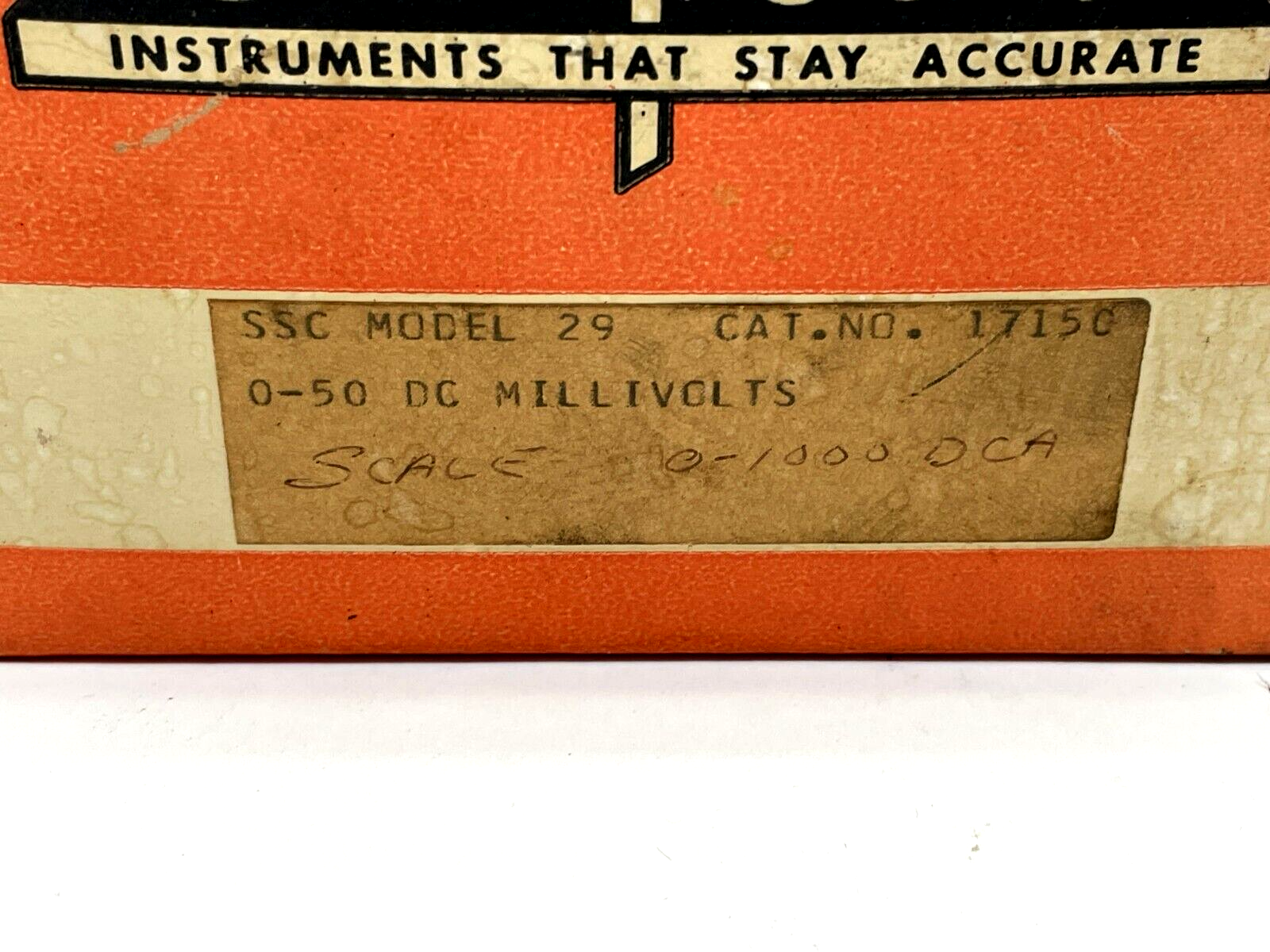Simpson Model 29 Analog Panel Meter - Maverick Industrial Sales