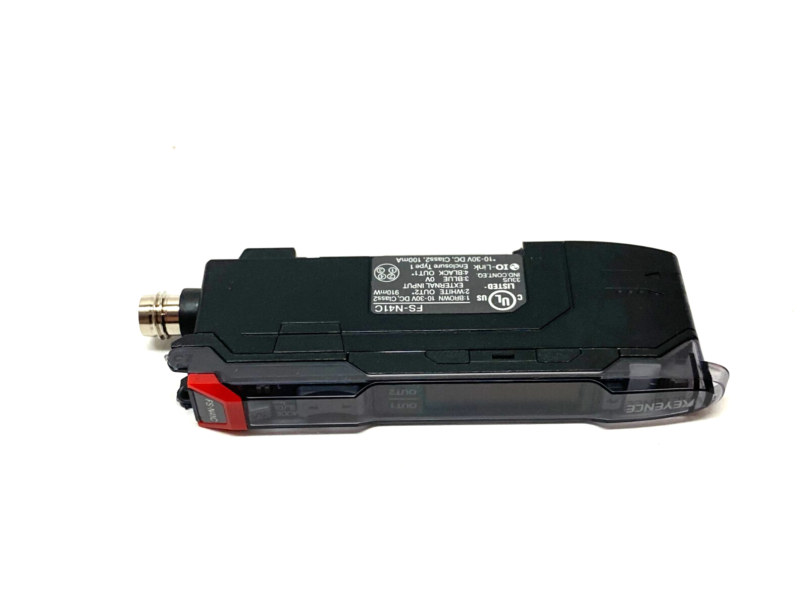 Keyence FS-N41C Fiber Optic Sensor Main Unit, M8 4-Pin Conn - Maverick Industrial Sales