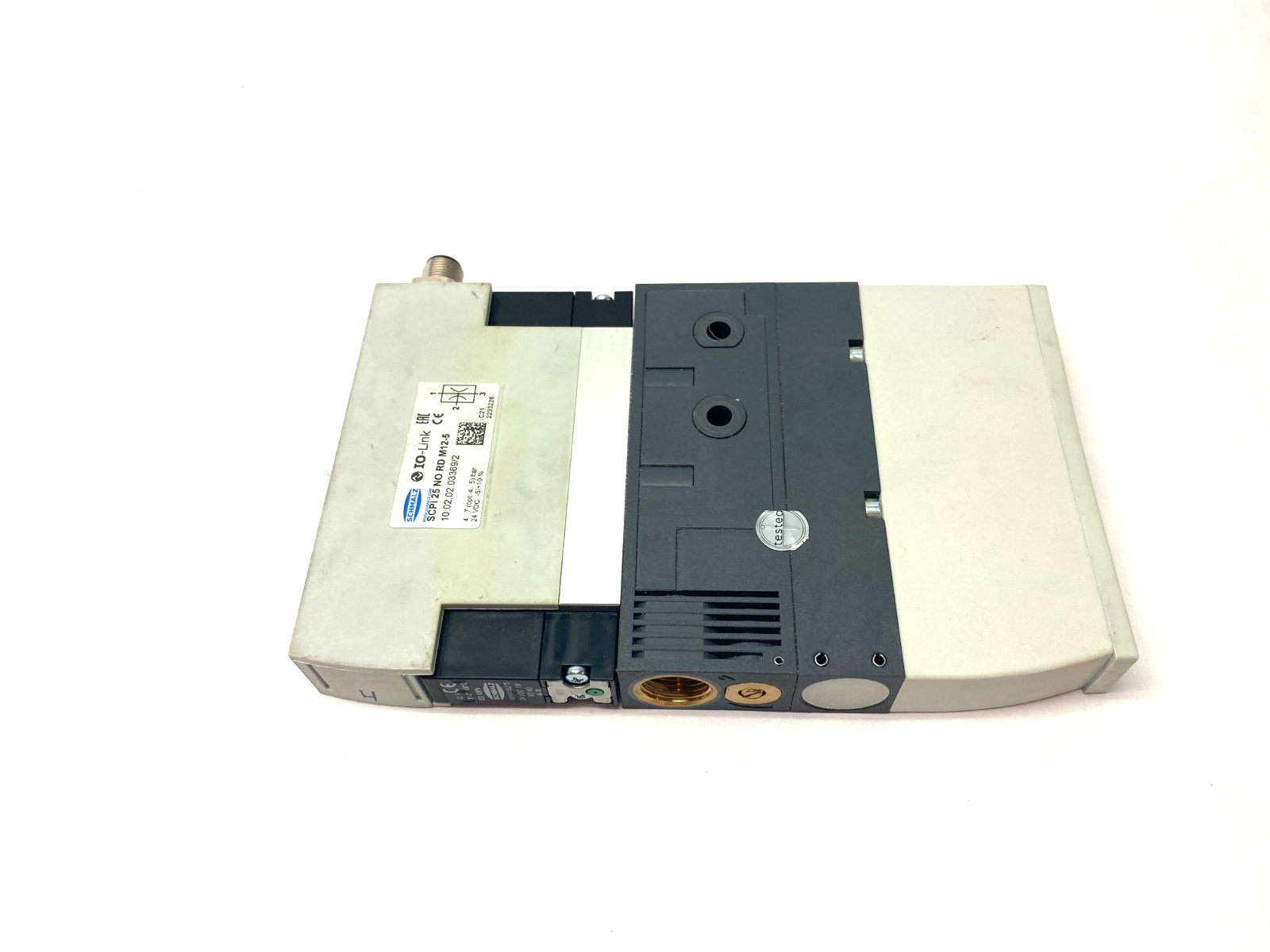 Schmalz SCPi 25 NO RD M12-5 Compact Vacuum Ejector M12 5-Pin, 10.02.02.03369/2 - Maverick Industrial Sales