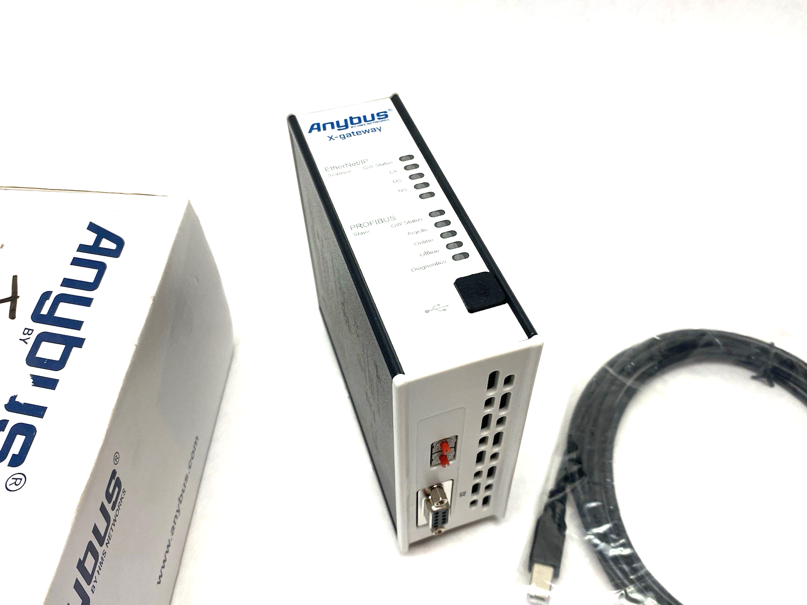AB7671-F | HMS Networks Anybus X-gateway – EtherNet/IP Scanner - PROFIBUS Slave - New Other - Maverick Industrial Sales