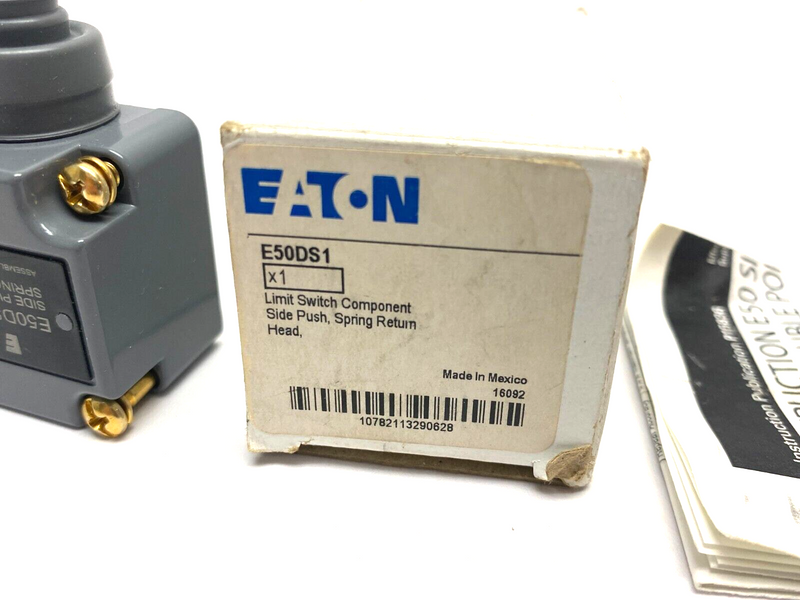 Eaton E50DS1 Limit Switch, Side Push, Spring Return Head Series A1 - Maverick Industrial Sales