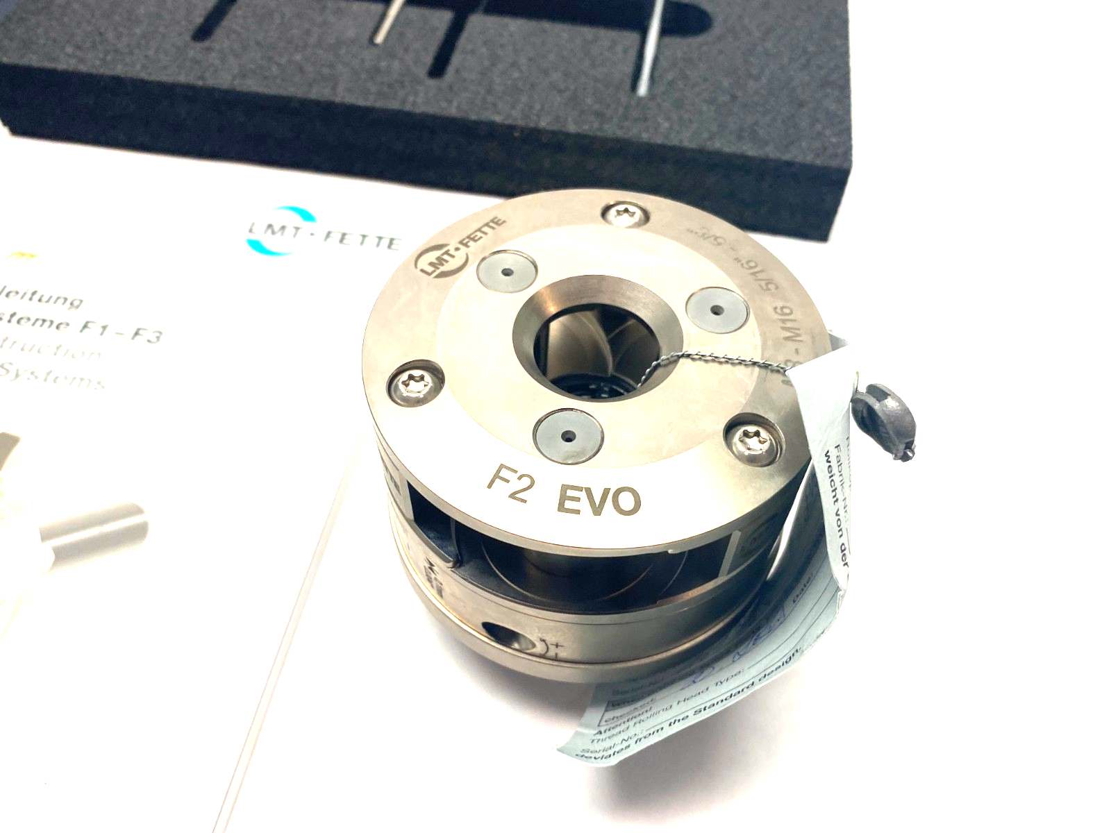 LMT Fette 7137660 EVOline Thread Rolling Axial Die Head ARK-F2 EVO - Maverick Industrial Sales