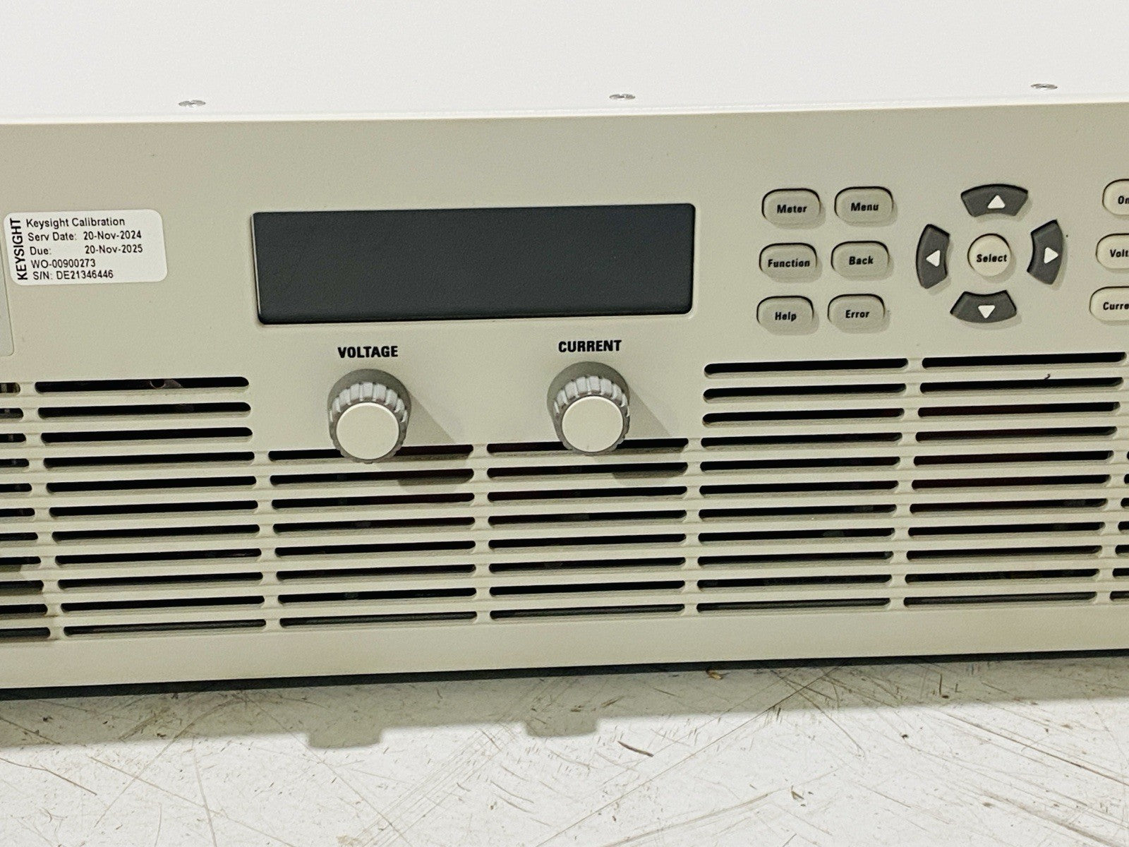 Keysight N8930A Autoranging System DC Power Supply 1,000V 30A 10,000W 208VAC - Maverick Industrial Sales