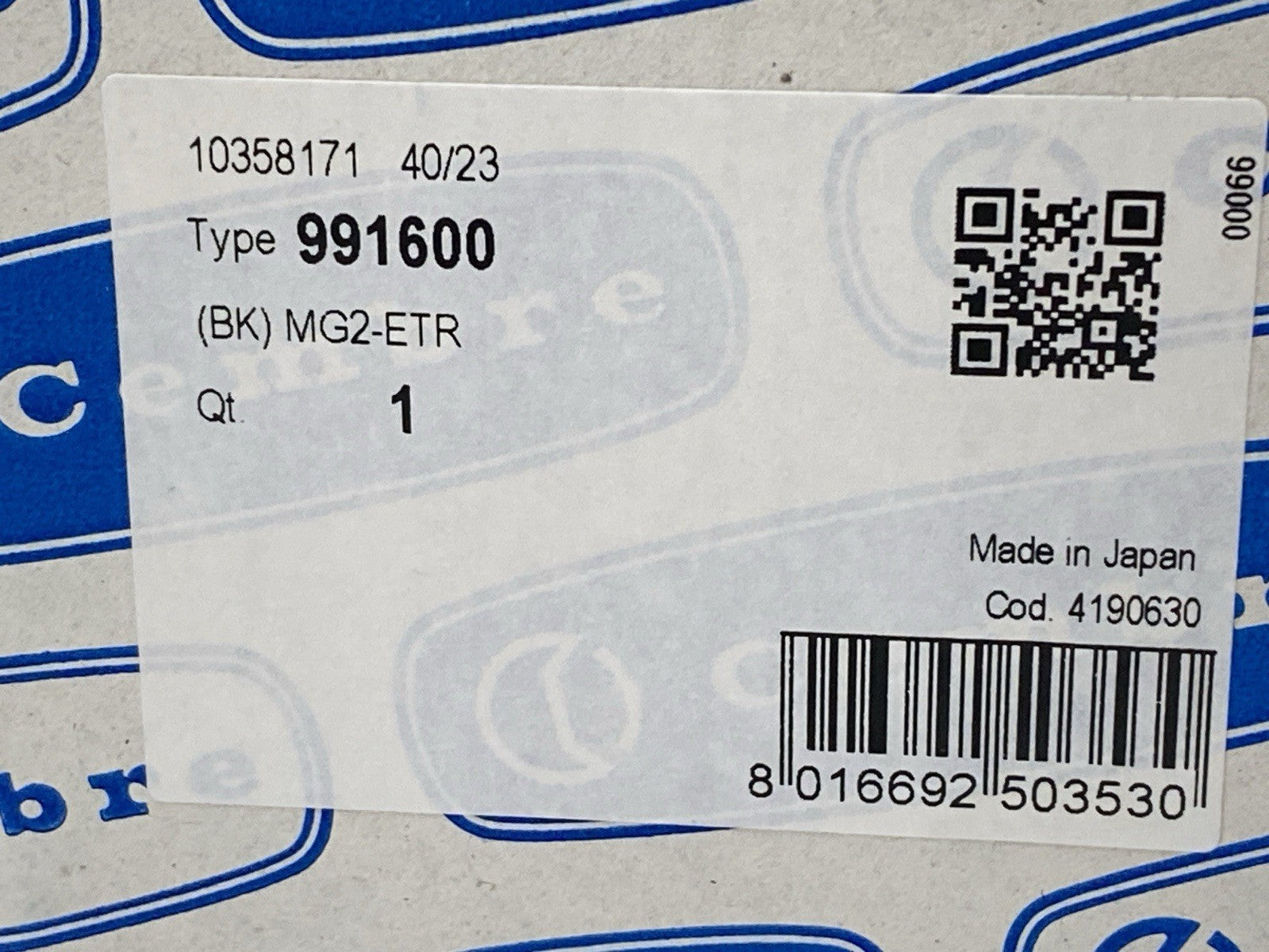 Cembre 991600 Thermal Transfer Sheet MG2-ETR - Maverick Industrial Sales