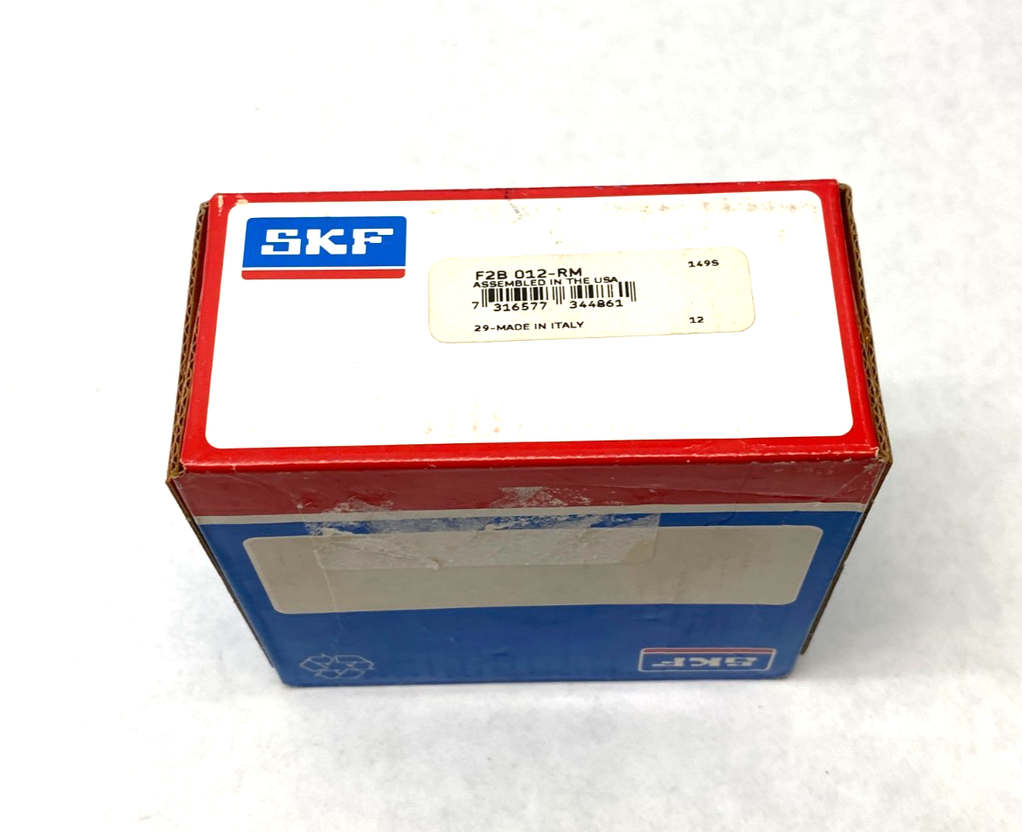 SKF F2B 012-RM Oval Flange Ball Bearing Unit 2-Bolt - Maverick Industrial Sales