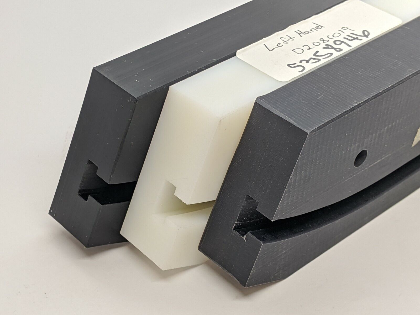 Milled Track Wearstrip 7-1/2" x 1" x 2-1/2" D208C019, 3 PIECE SET - Maverick Industrial Sales