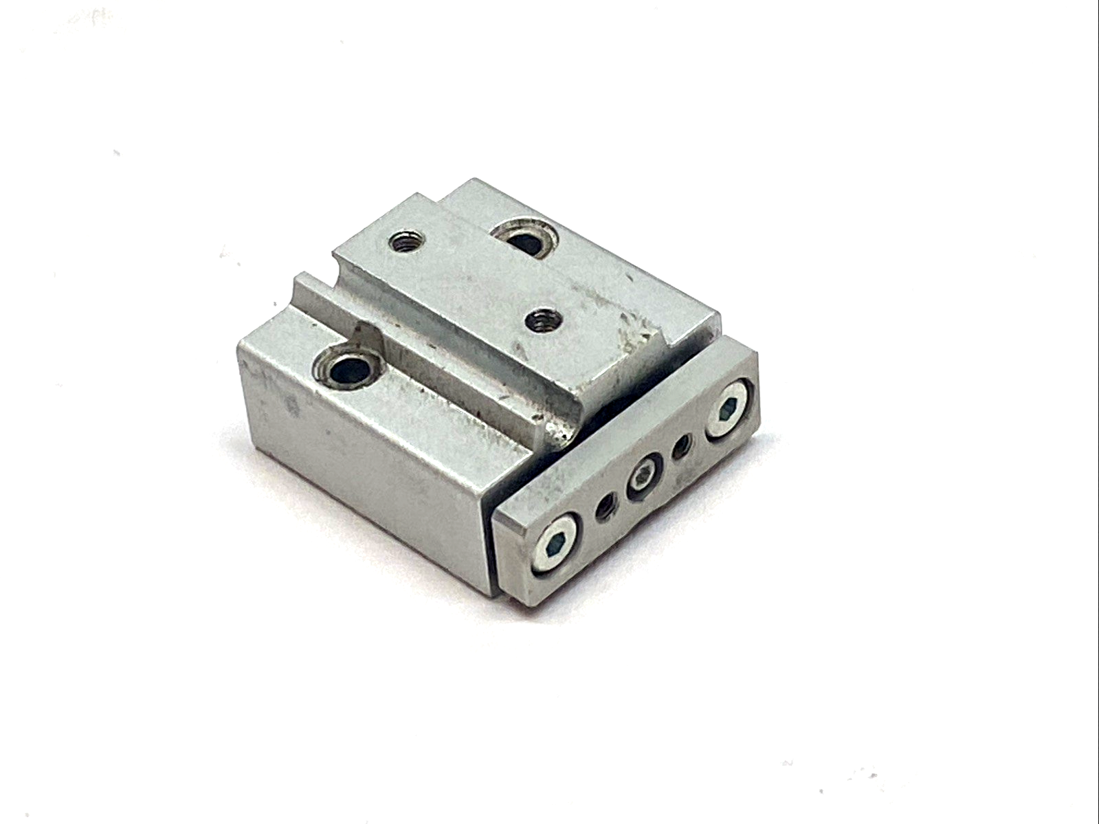 MGJ6-10 | SMC Miniature Guide Rod Cylinder 6mm Bore 10mm Stroke - Used - Maverick Industrial Sales