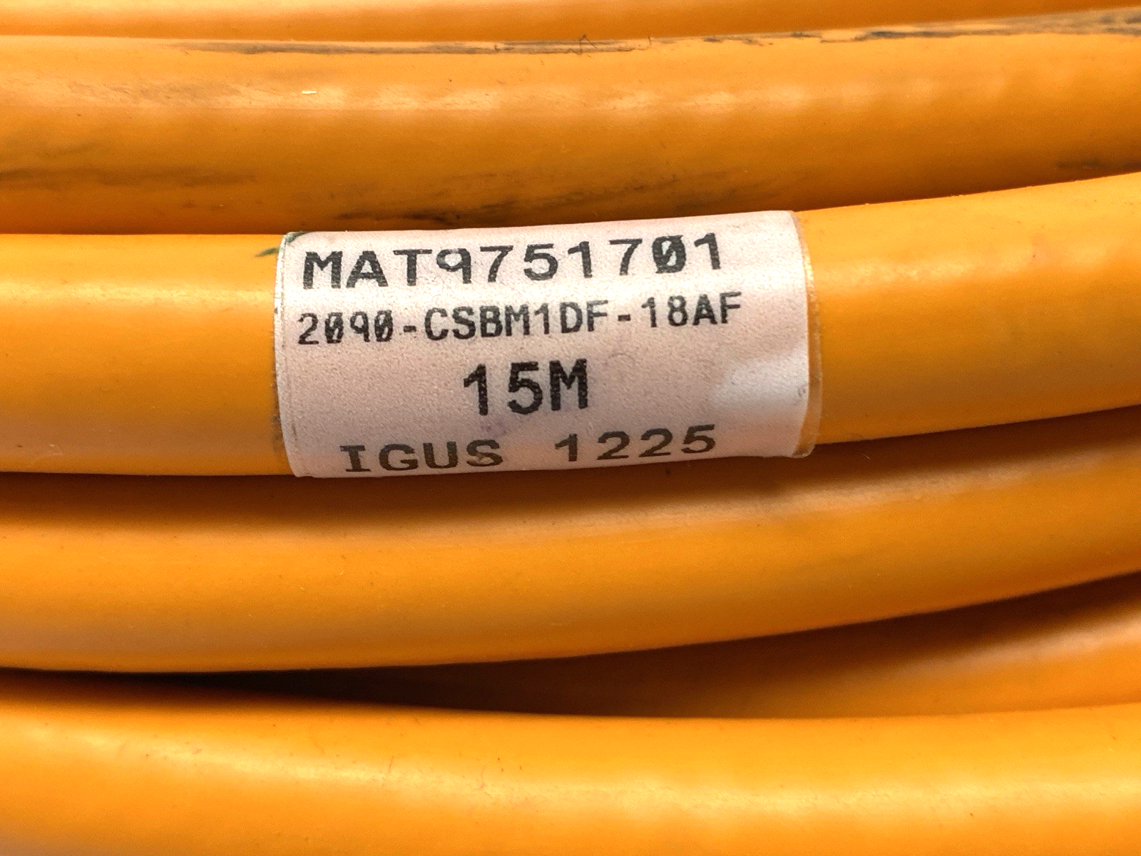 MAT9751701 | Igus Single Ended Readycable Servo Hybrid Cable 15m - New – Open box - Maverick Industrial Sales