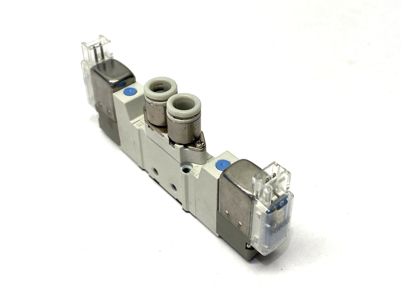SMC SY3220-5MOU-C6-Q Pneumatic Double Solenoid Valve 5-Port 24VDC 0.1-0.7MPa - Maverick Industrial Sales