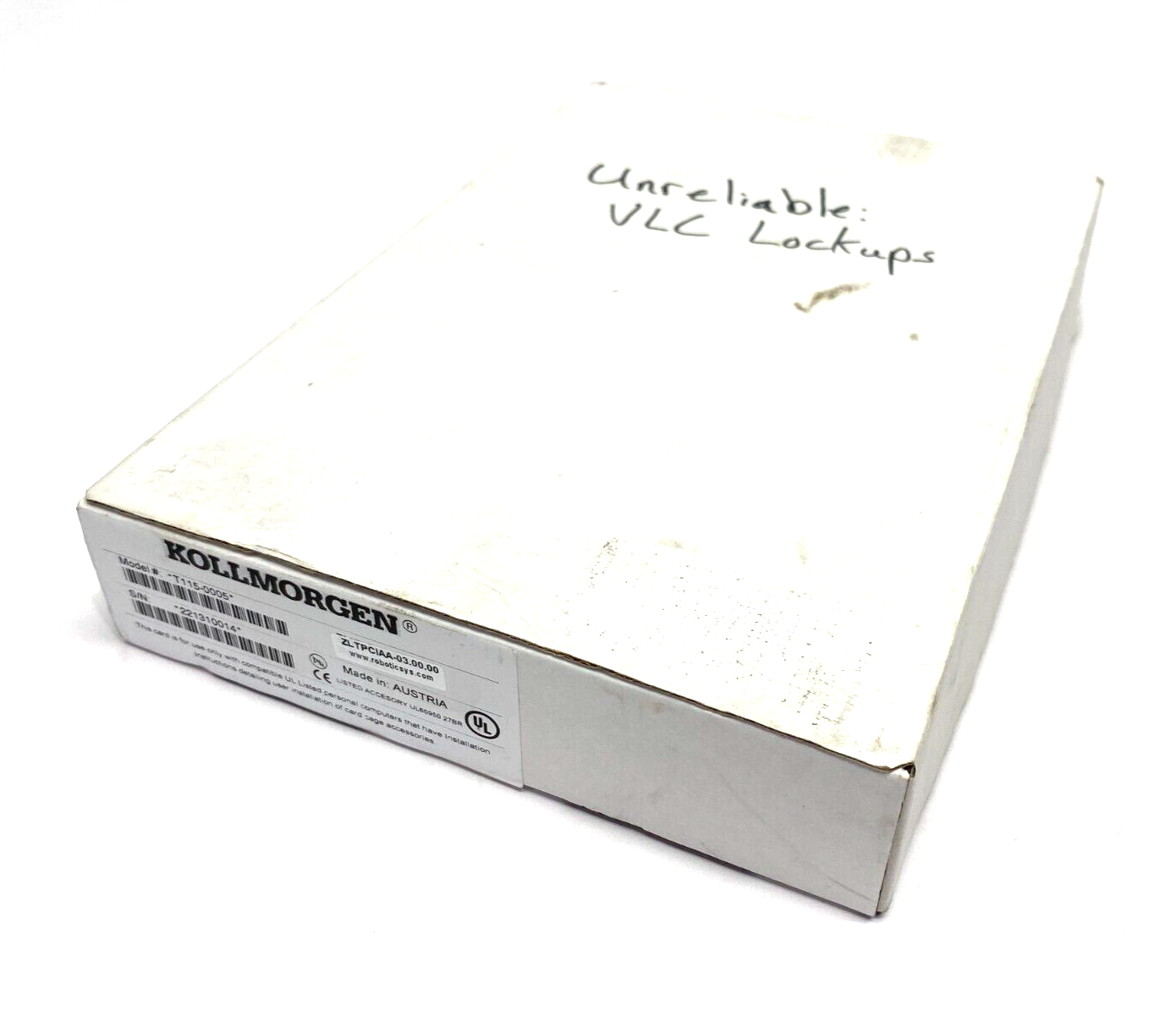 Kollmorgen T115-0005 SynqNet Motion Control Drive Card 64-Bit ZLTPCIAA-03.00.00 - Maverick Industrial Sales