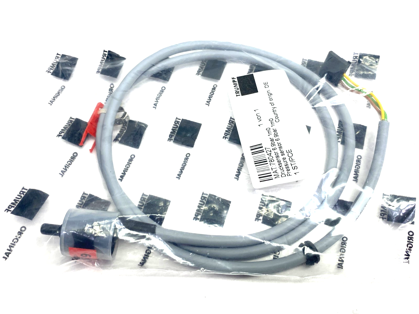 780427 | Trumpf Pressure Sensor 6.9bar 1m0 - New - Maverick Industrial Sales