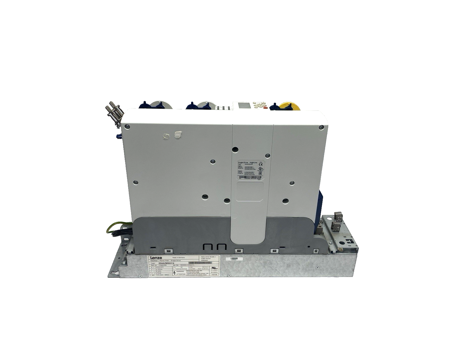 E94ASHE0244 | Lenze HighLine Single Drive Servo Drive 3/PE AC 480V 0-599Hz 15.4kVA - Used - Maverick Industrial Sales