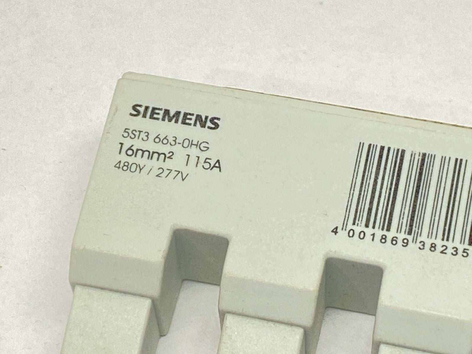 5ST3 663-0HG | Siemens Busbar 6x1 115A 480Y/277V - New – Open box - Maverick Industrial Sales