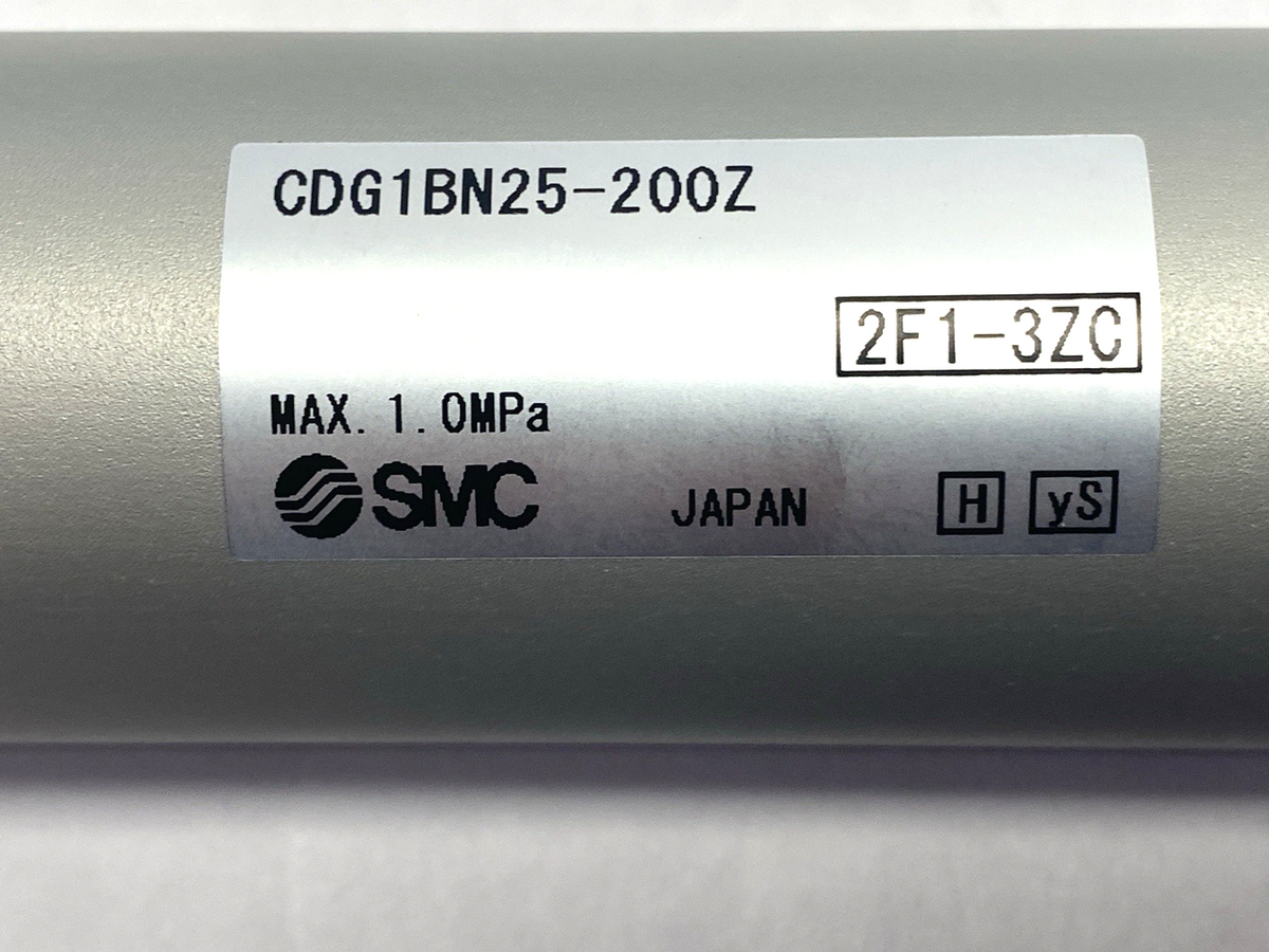 CDG1BN25-200Z | SMC Pneumatic Cylinder Double-Acting 25mm Bore 200mm Stroke - New – Open box - Maverick Industrial Sales