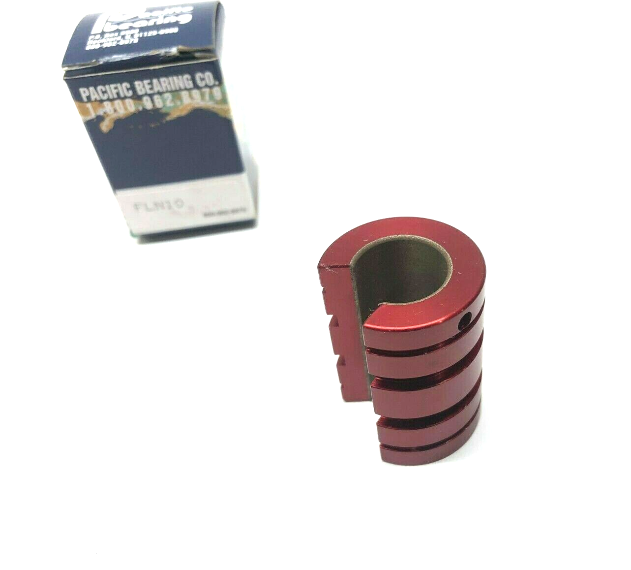 FLN10 | Pacific Bearing Co. Linear Open Bearing, 5/8" ID, 1-1/8" OD - New – Open Box - Maverick Industrial Sales