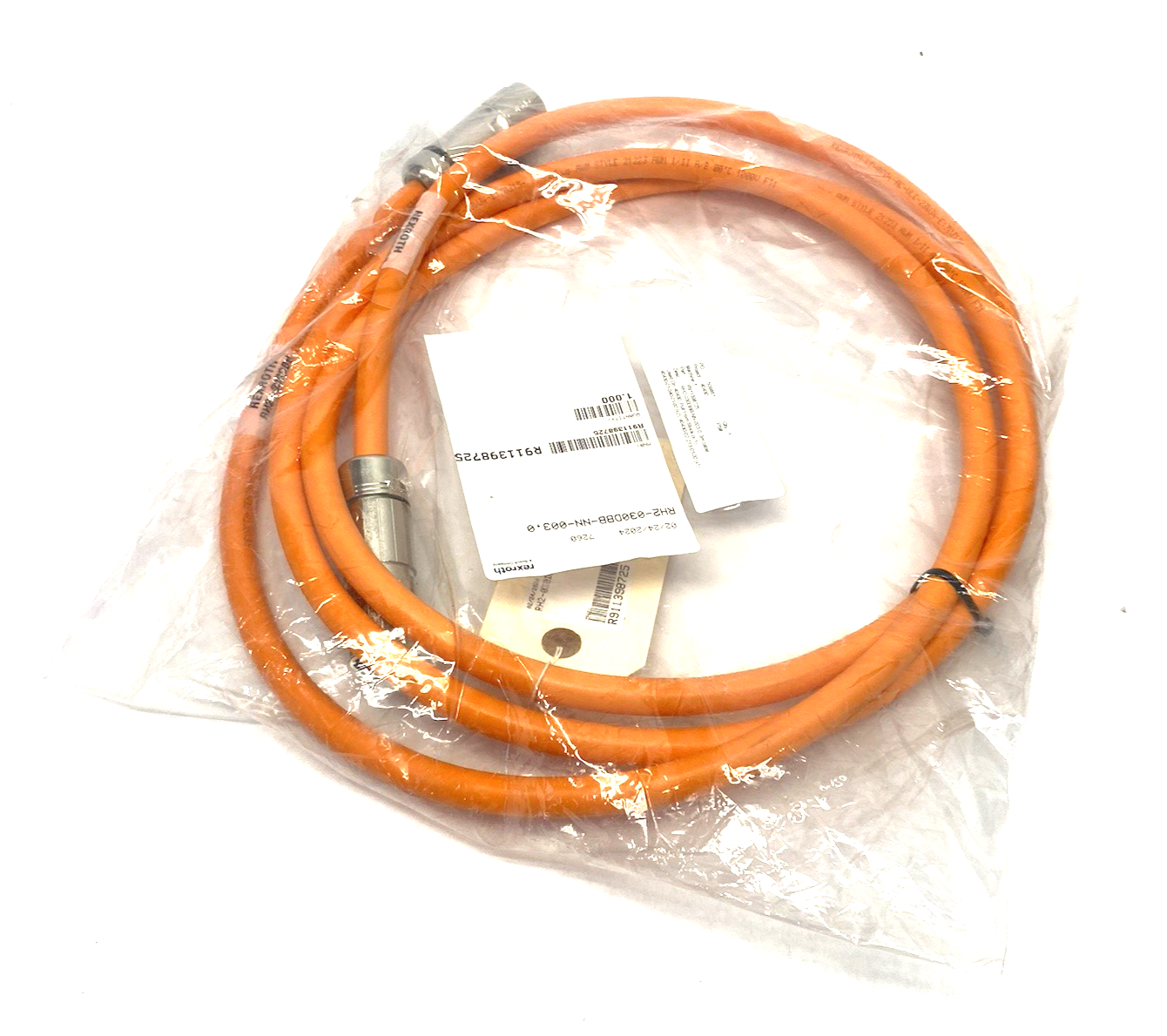 R911398725 | Bosch Rexroth Hybrid Servo Cable 3m Length RH2-030DBB-NN-003,0 - New - Maverick Industrial Sales
