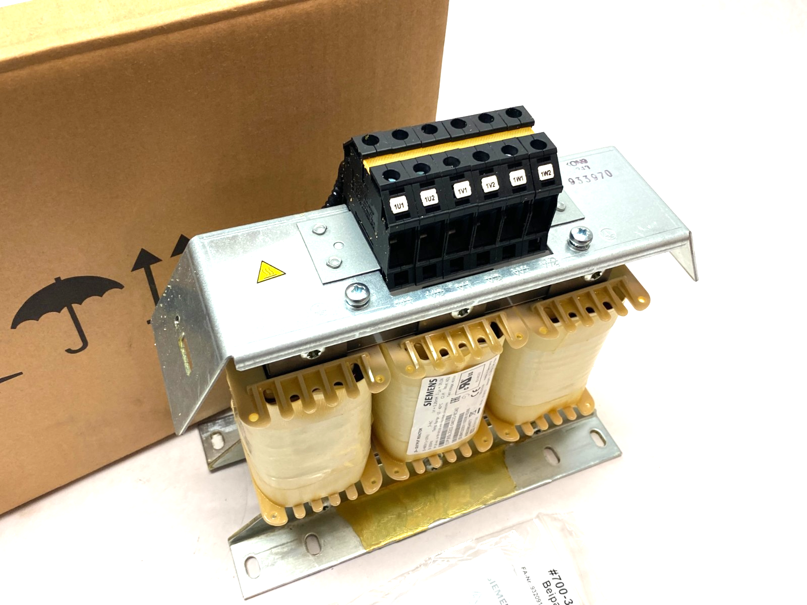 Siemens 6SL3202-0AE23-8CA0 SINAMICS Output Reactor 380-480V - Maverick Industrial Sales