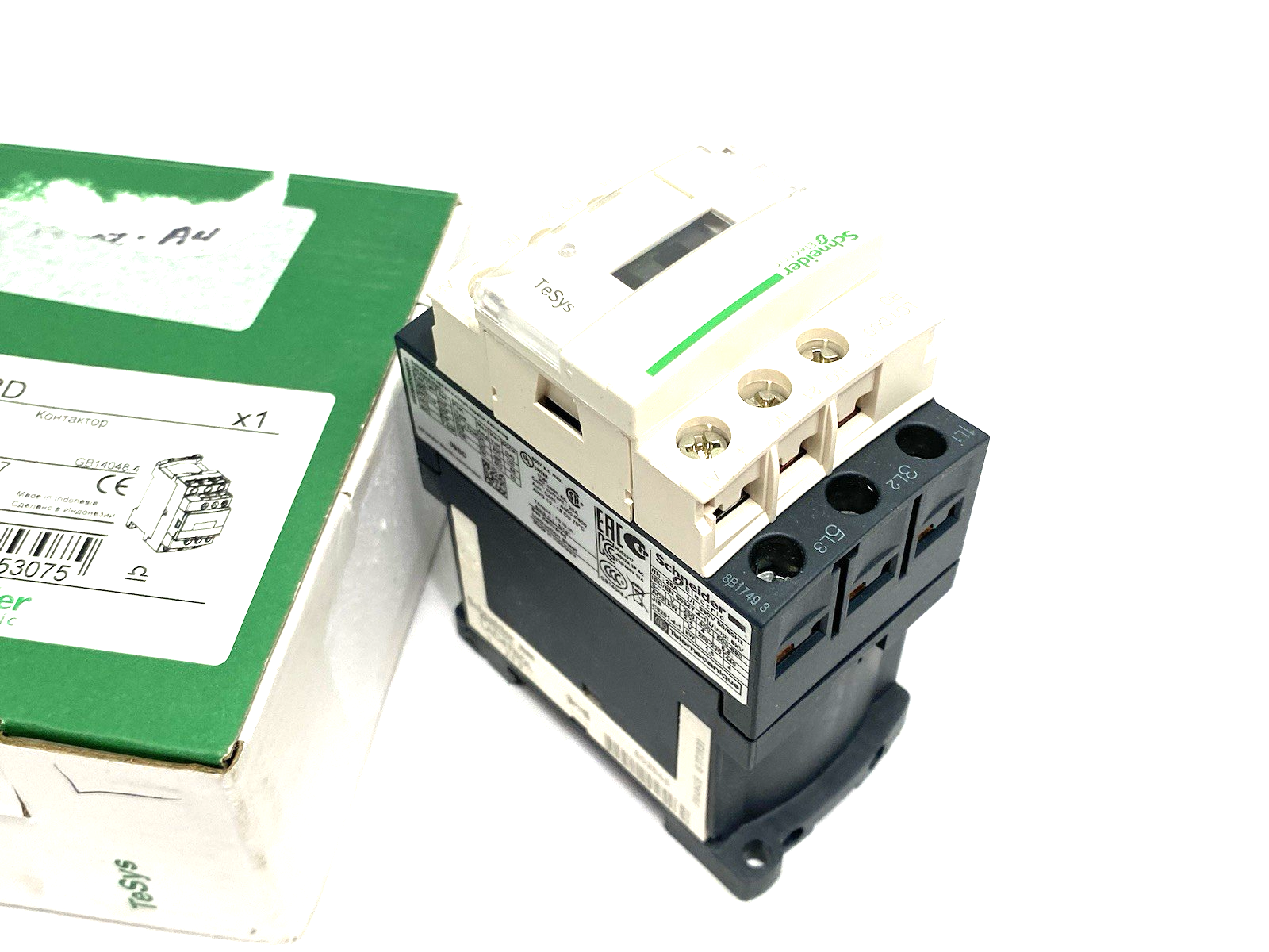 LC1D09BD | Schneider Electric IEC Contactor TeSys Deca Nonreversing 9A 5HP at 480V - New – Open box - Maverick Industrial Sales