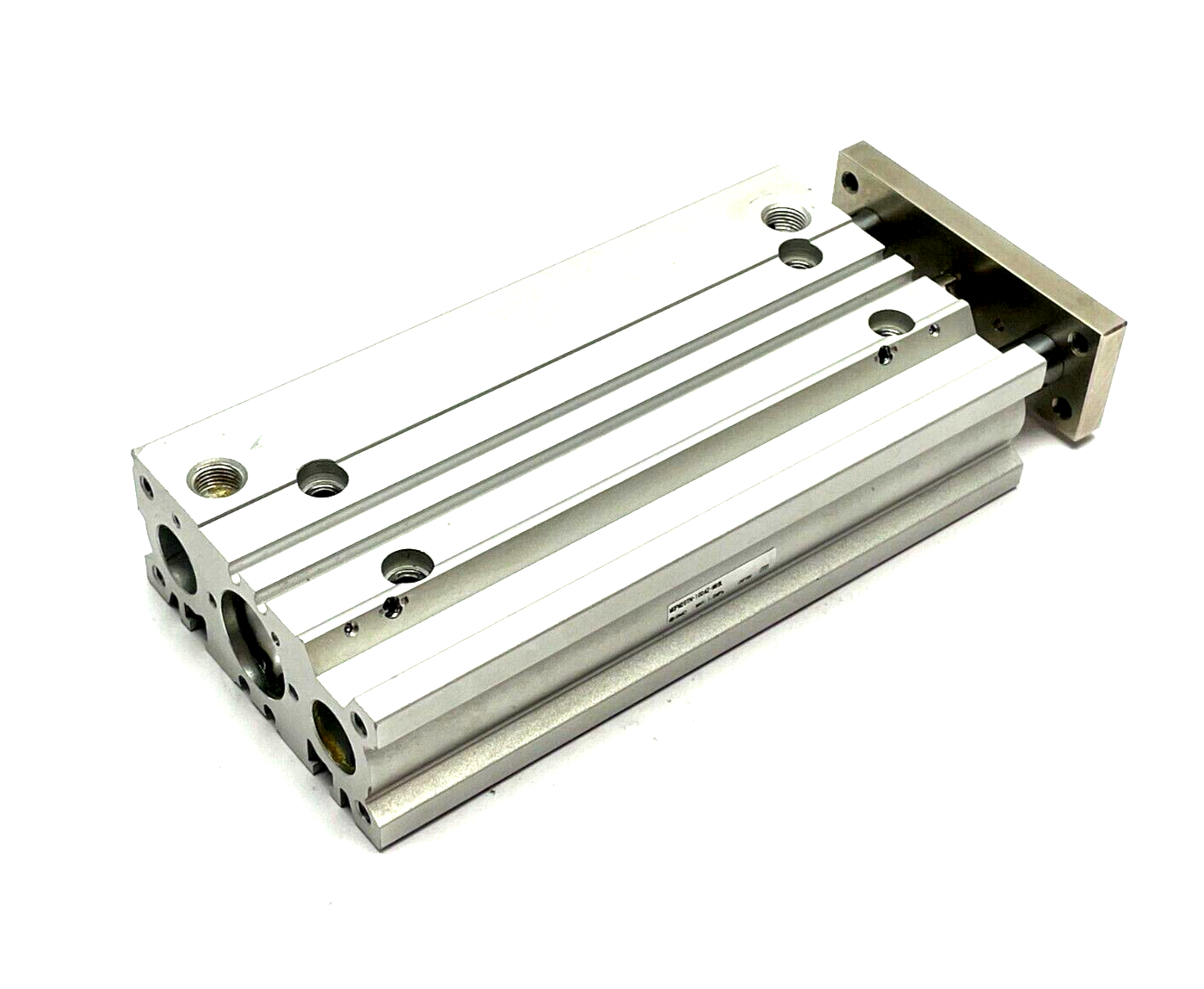 MGPM20TN-100AZ | SMC Compact Slide Bearing Guide Cylinder 20mm Bore 100mm Stroke - Used - Maverick Industrial Sales