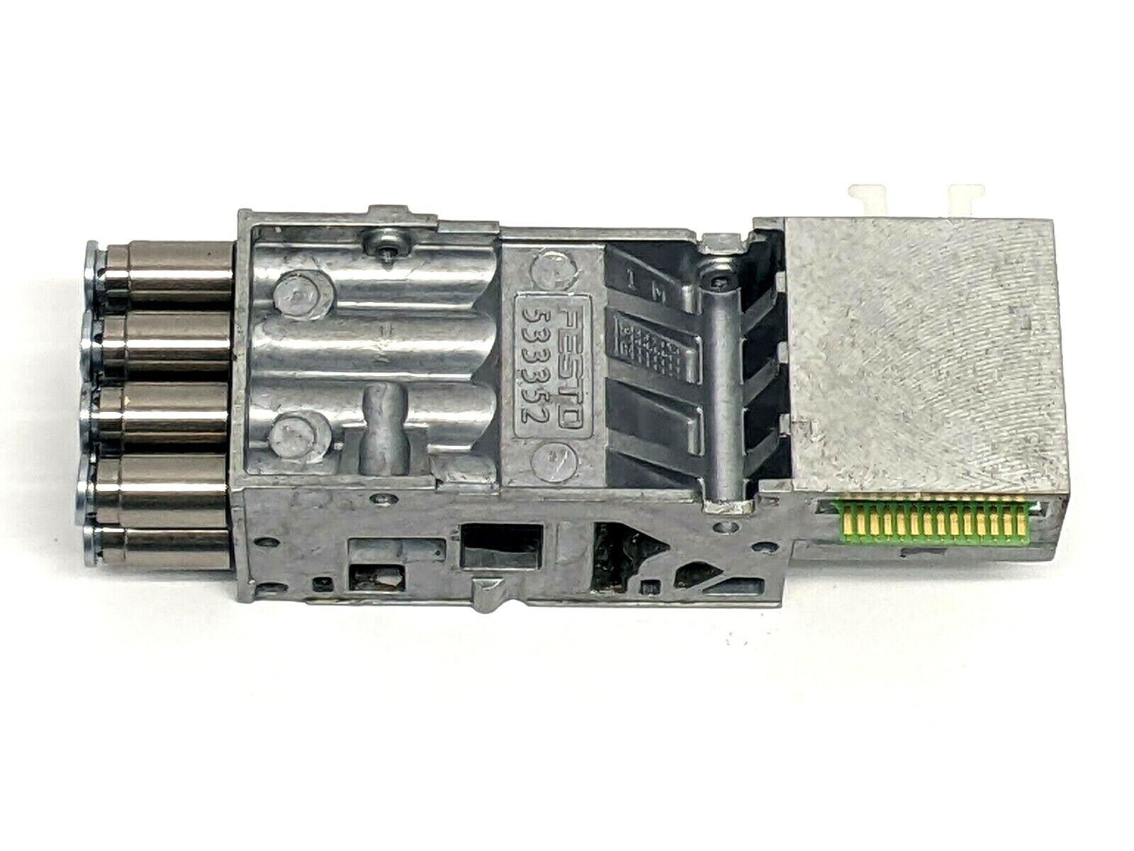 Festo VMPA1-FB-AP-4-1 Sub-base 533352 w/ 1/4" Push-in Fittings - Maverick Industrial Sales
