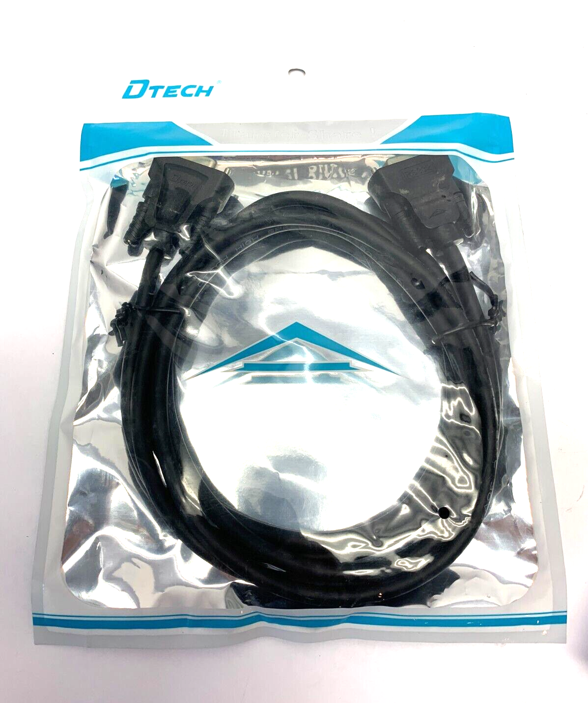 DTech DT-9005C RS232 Straight Through Cable F/F LOT OF 2 - Maverick Industrial Sales