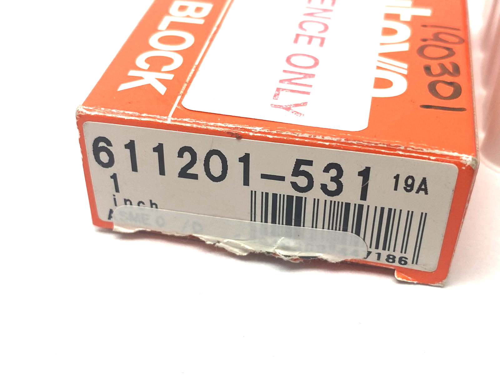 Mitutoyo 611201-531 Rectangular Gage Block 1 inch ASME0/D - Maverick Industrial Sales