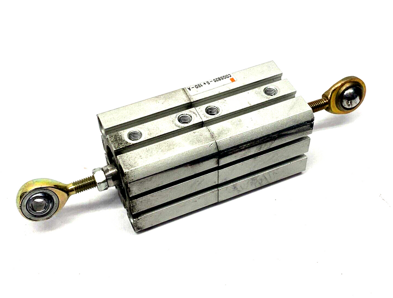 SMC CDQSB20-5+10D-A933-XC10 Pneumatic Cylinder 20mm Bore, Dual Stroke 5mm & 10mm - Maverick Industrial Sales