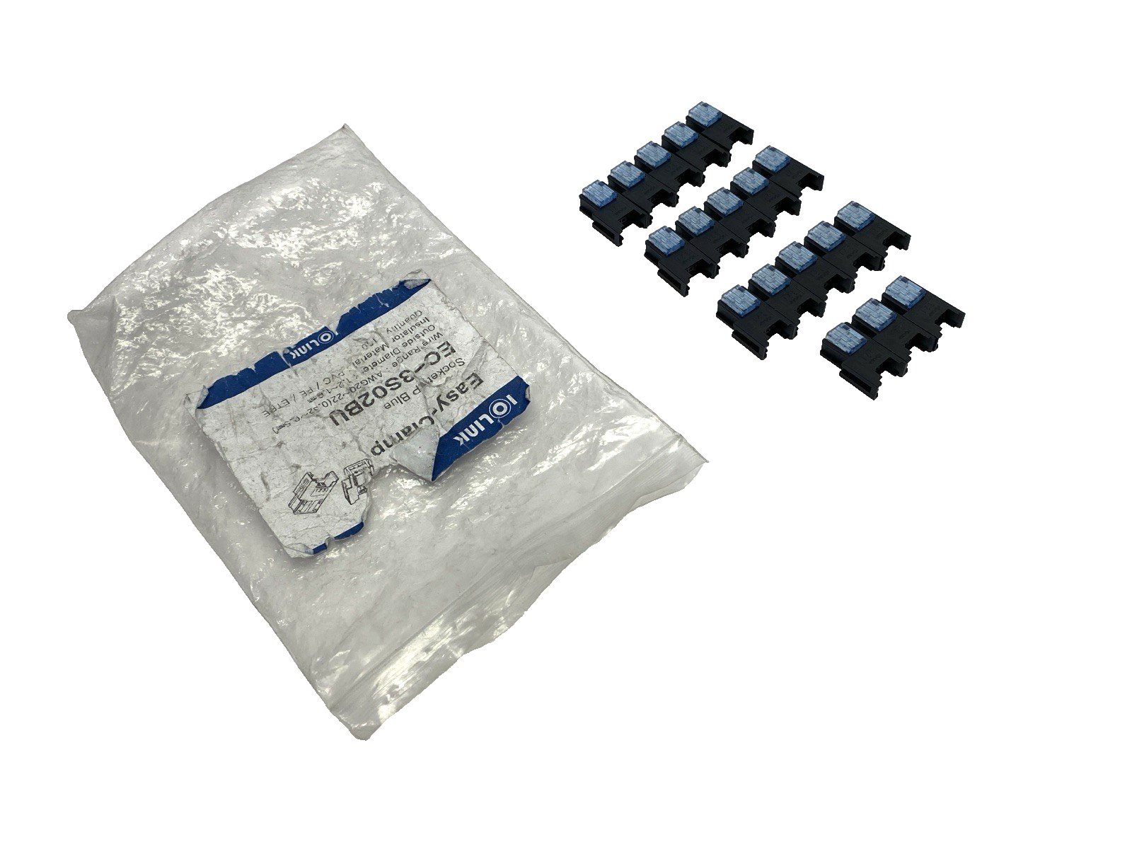 Samwon Act EC-3S02BU IOLINK Blue Socket Connector AWG20-22 3P LOT OF 18 - Maverick Industrial Sales