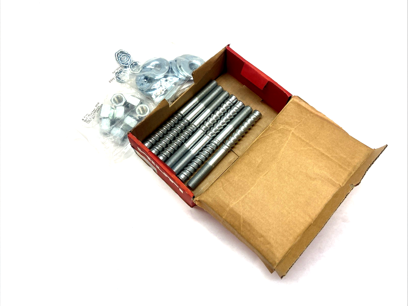 2139253 | Hilti 7x Anchor Rod M16 x 175mm Zinc-Plated HIT-Z-D TP MISSING 1x ROD - New – Open box - Maverick Industrial Sales