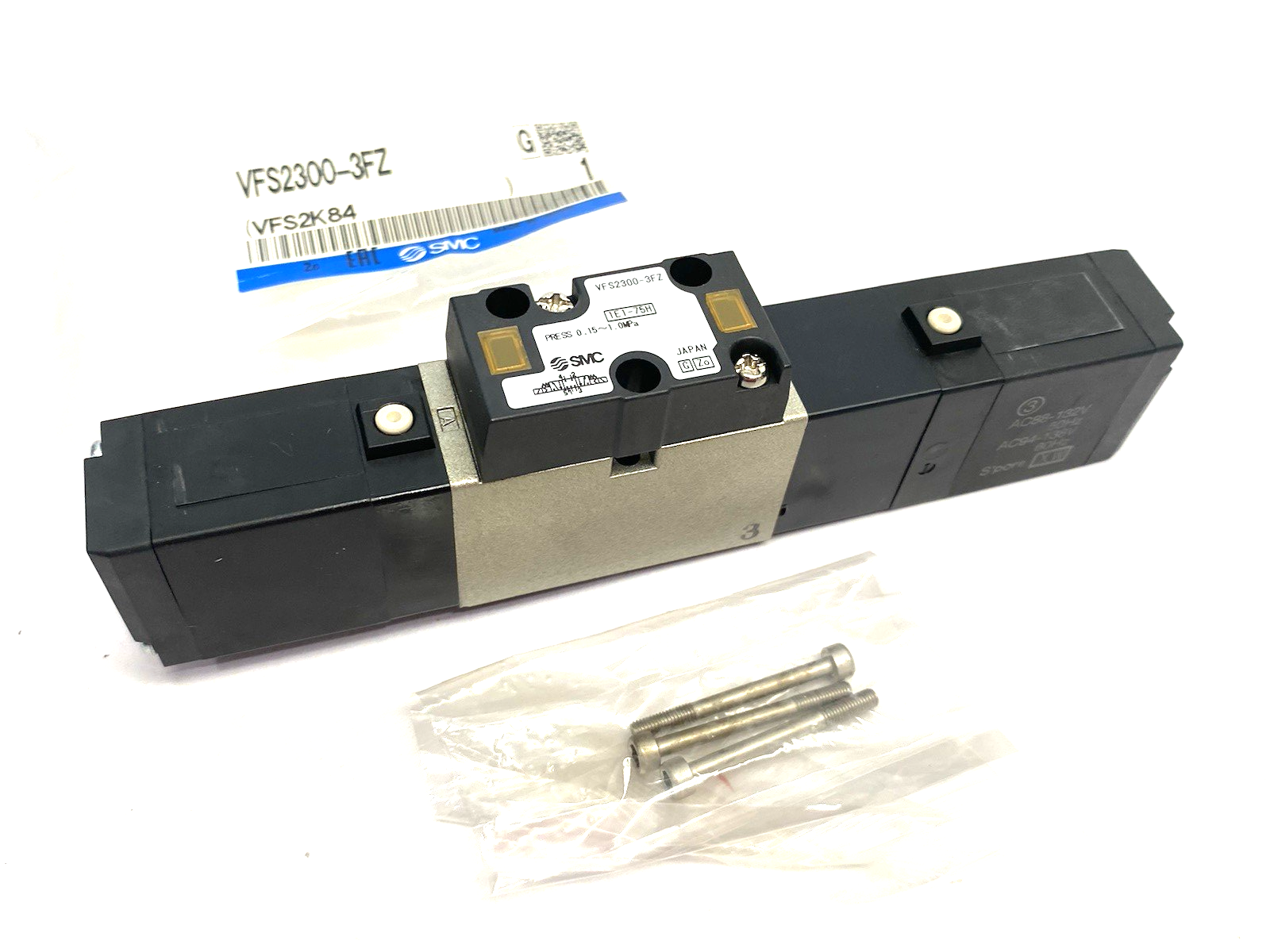 VFS2300-3FZ | SMC 4/5-Port Pilot Solenoid Valve 110VAC - New – Open box - Maverick Industrial Sales