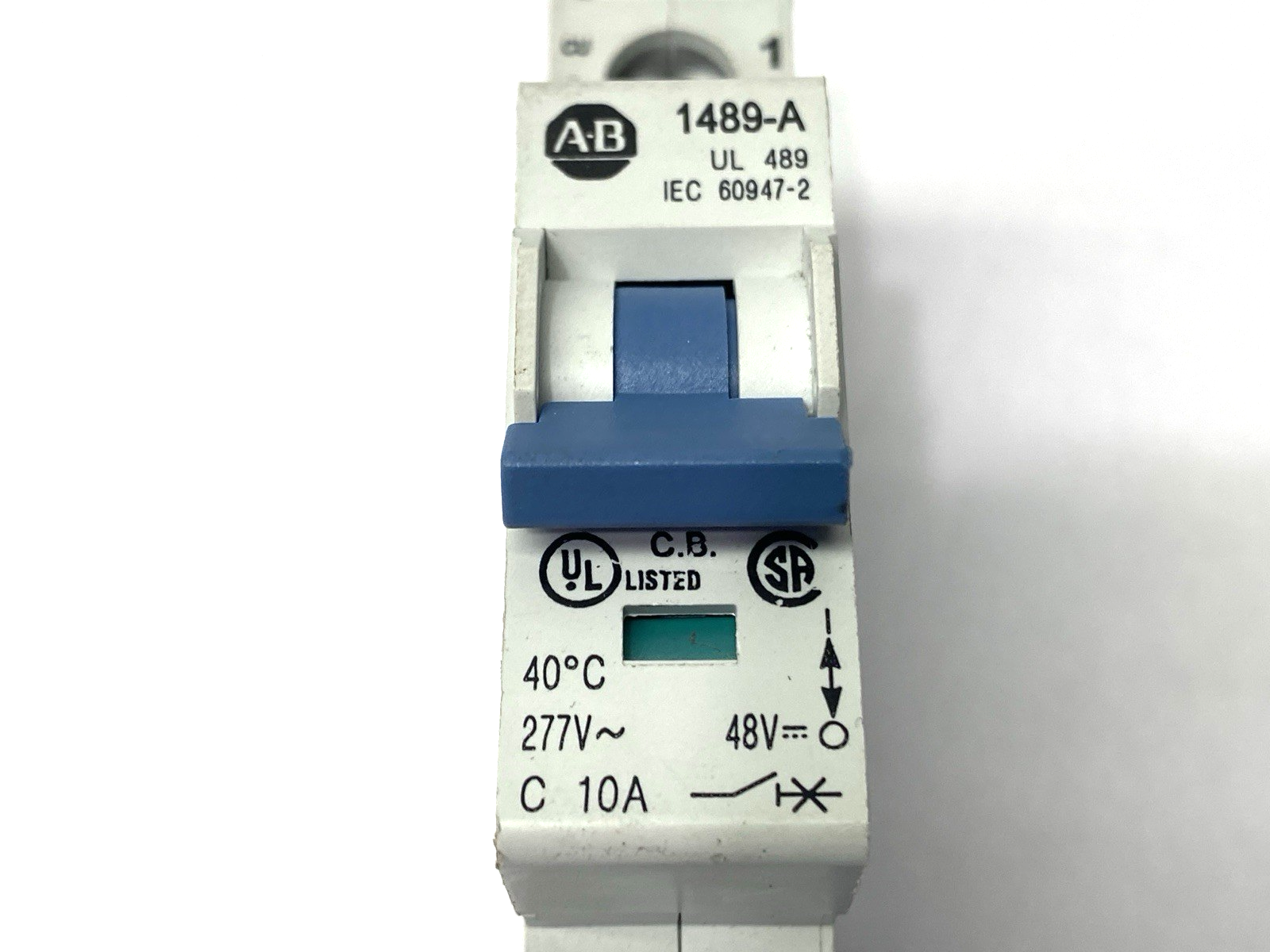 Allen Bradley 1489-A Miniature Circuit Breaker 1-Pole 277V 10A - Maverick Industrial Sales