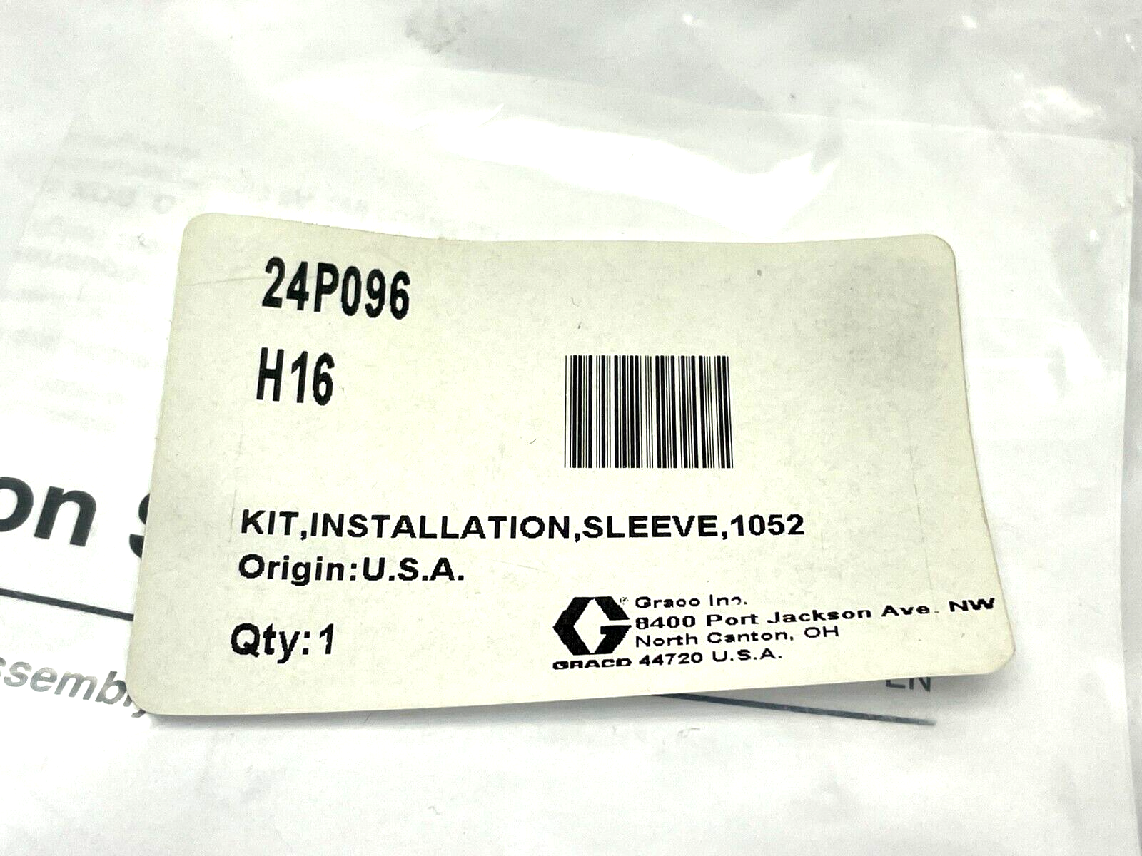 Graco 24P096 Sleeve Installation Kit - Maverick Industrial Sales