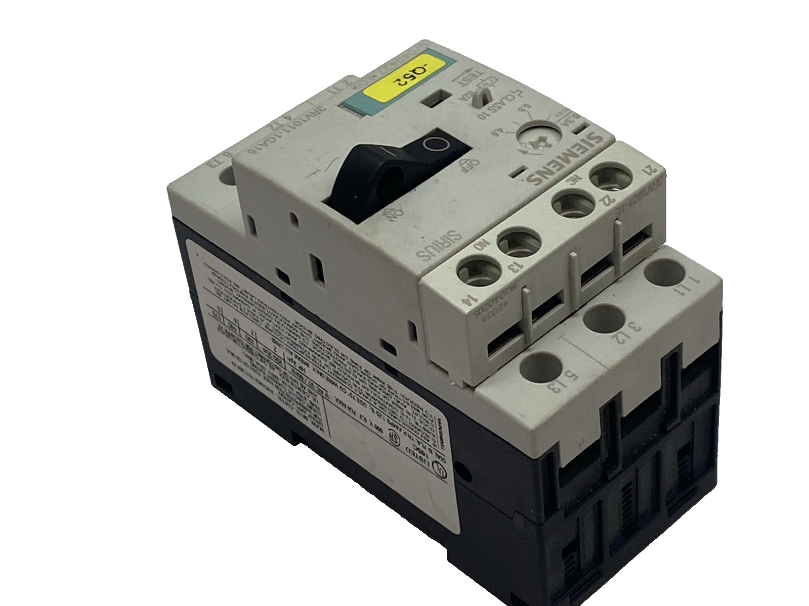 Siemens 3RV1011-1GA15 Motor Protection Circuit Breaker 40A 690VAC - Maverick Industrial Sales