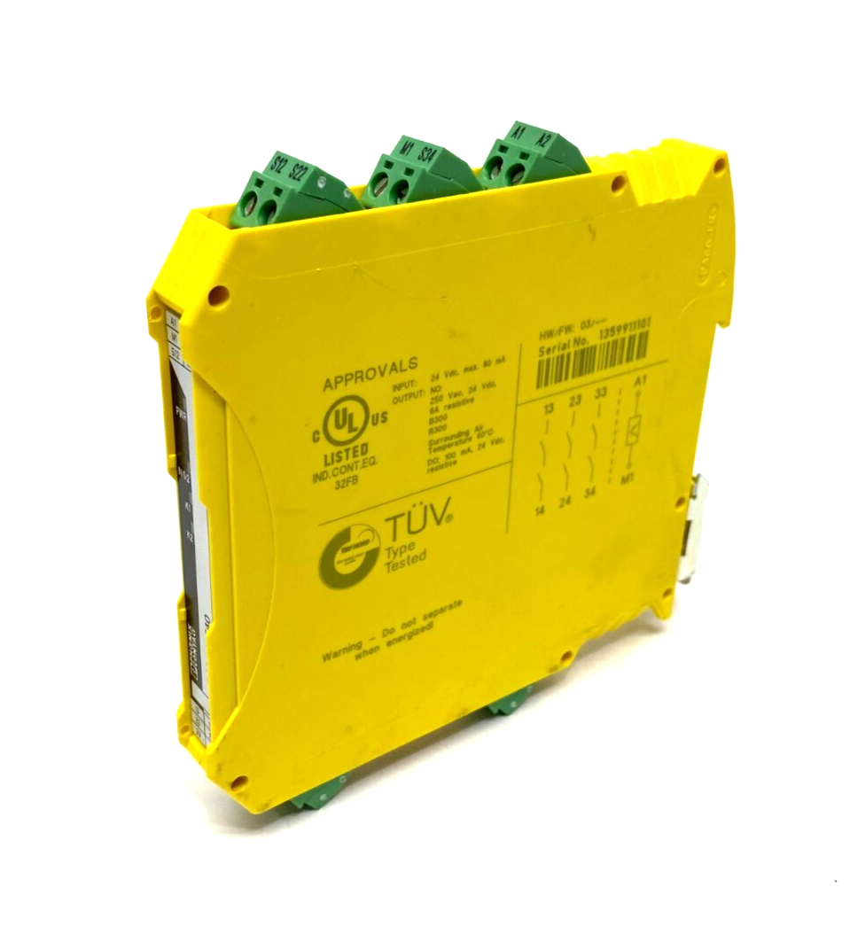 Phoenix Contact PSR-MC40-3NO-1DO-24DC-SC Safety Relay 1 or 2 Channel 2700569 - Maverick Industrial Sales