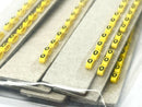 Grafoplast 117 Wire Markers O Black on Yellow 10 Strips - Maverick Industrial Sales