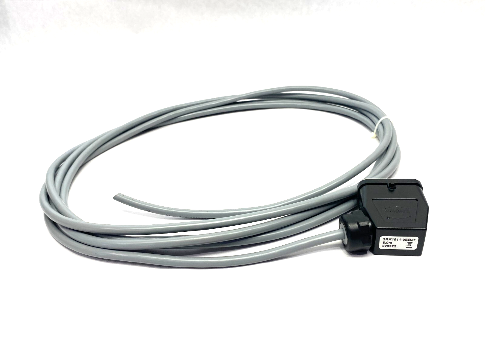 Siemens 3RK1911-0EB31 Single Ended Motor Power Cable Han Q8, 4 x 1.5 mm2 Pins - Maverick Industrial Sales