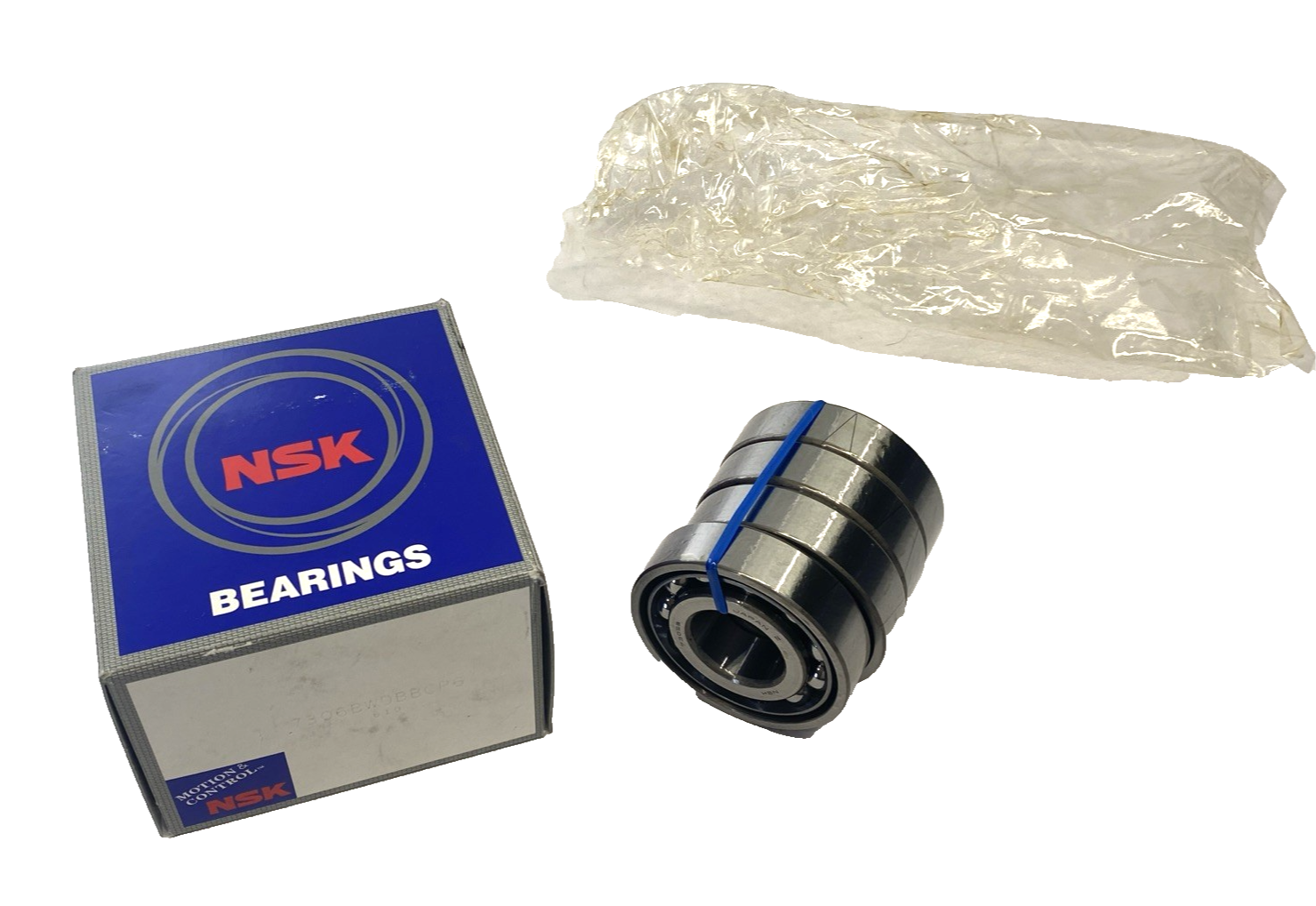 NSK 7306B WDBBCP6 Angular Contact Bearing 30mm Bore 72mm OD 19mm Wide 4-PACK - Maverick Industrial Sales