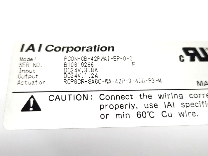 IAI PCON-CB-42PWAI-EP-0-0 Actuator Position Controller - Maverick Industrial Sales