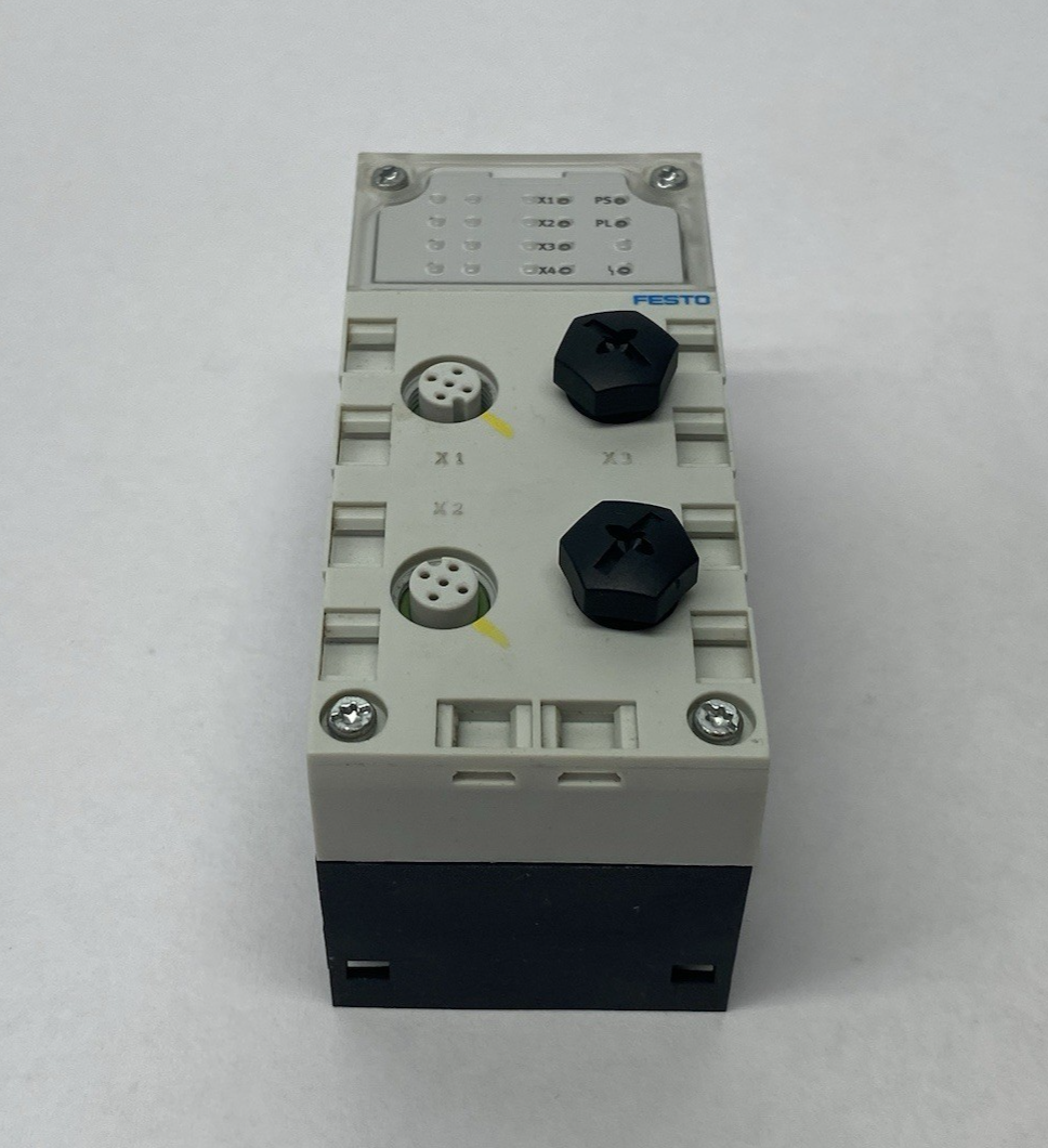 CPX-CTEL-2-M12-5POL-LK | Festo Electrical Interface IO-Link 2900543, w/ CPX-GE-EV - Used - Maverick Industrial Sales