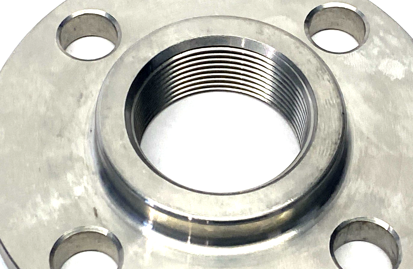435-24 | Merit Brass 1-1/2" Pipe, 5" OD, Stainless Steel, Threaded Pipe Flange - New – Open box - Maverick Industrial Sales