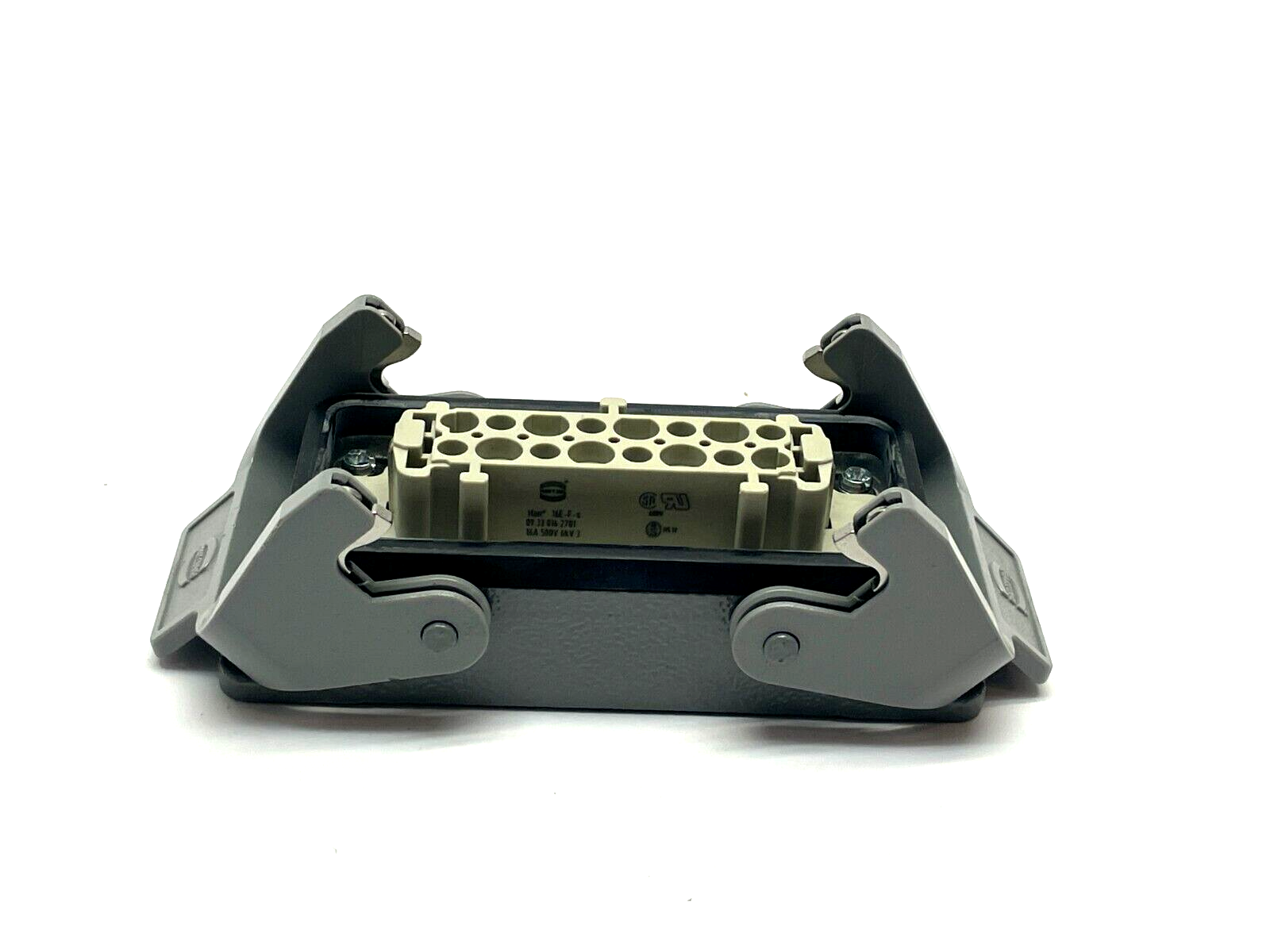 Harting Han E 16 Industrial Connector Female w/ Housing 09 33 016 2701 - Maverick Industrial Sales