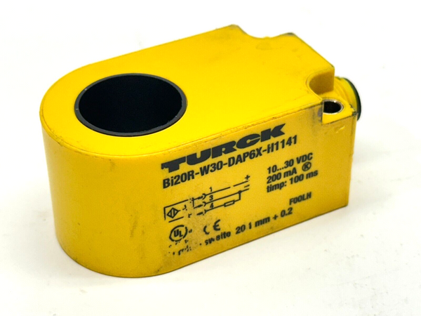 Turck Bi20R-W30-DAP6X-H1141 Inductive Ring Sensor 200mA 10-30VDC 14042 - Maverick Industrial Sales