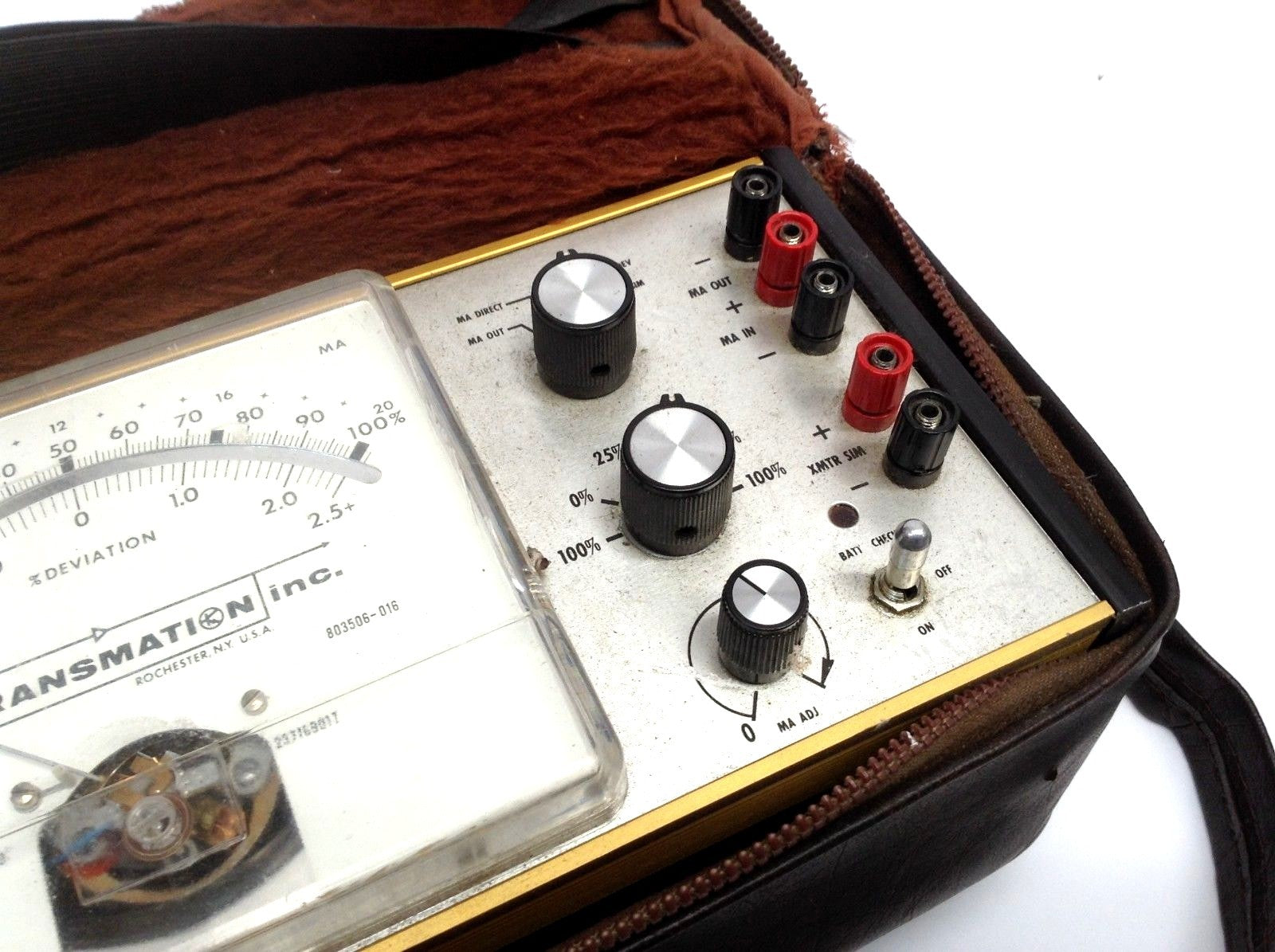 Transmation Inc Model 1022 Loop Calibrator 117 VAC 50/60 HZ with Leather Case - Maverick Industrial Sales